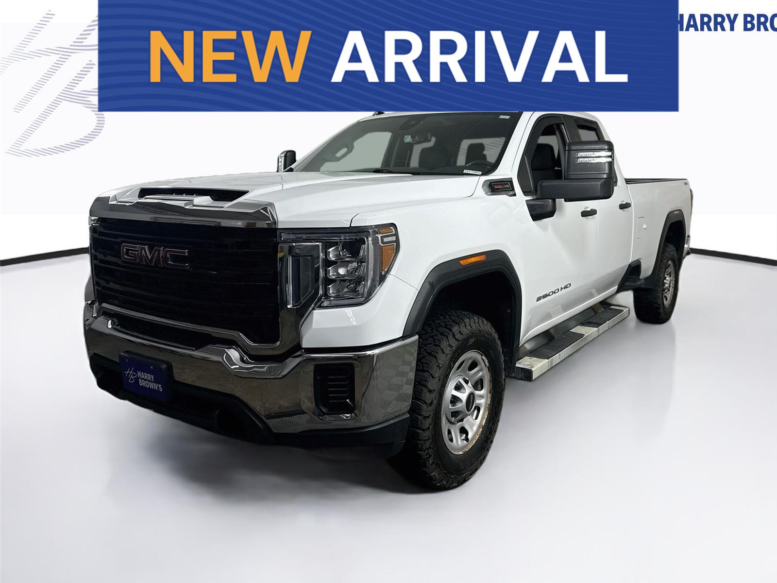 Summit White 2021 GMC Sierra 2500HD Double Cab 4WD Pickup Truck Four-Wheel Drive 6-Speed Automatic