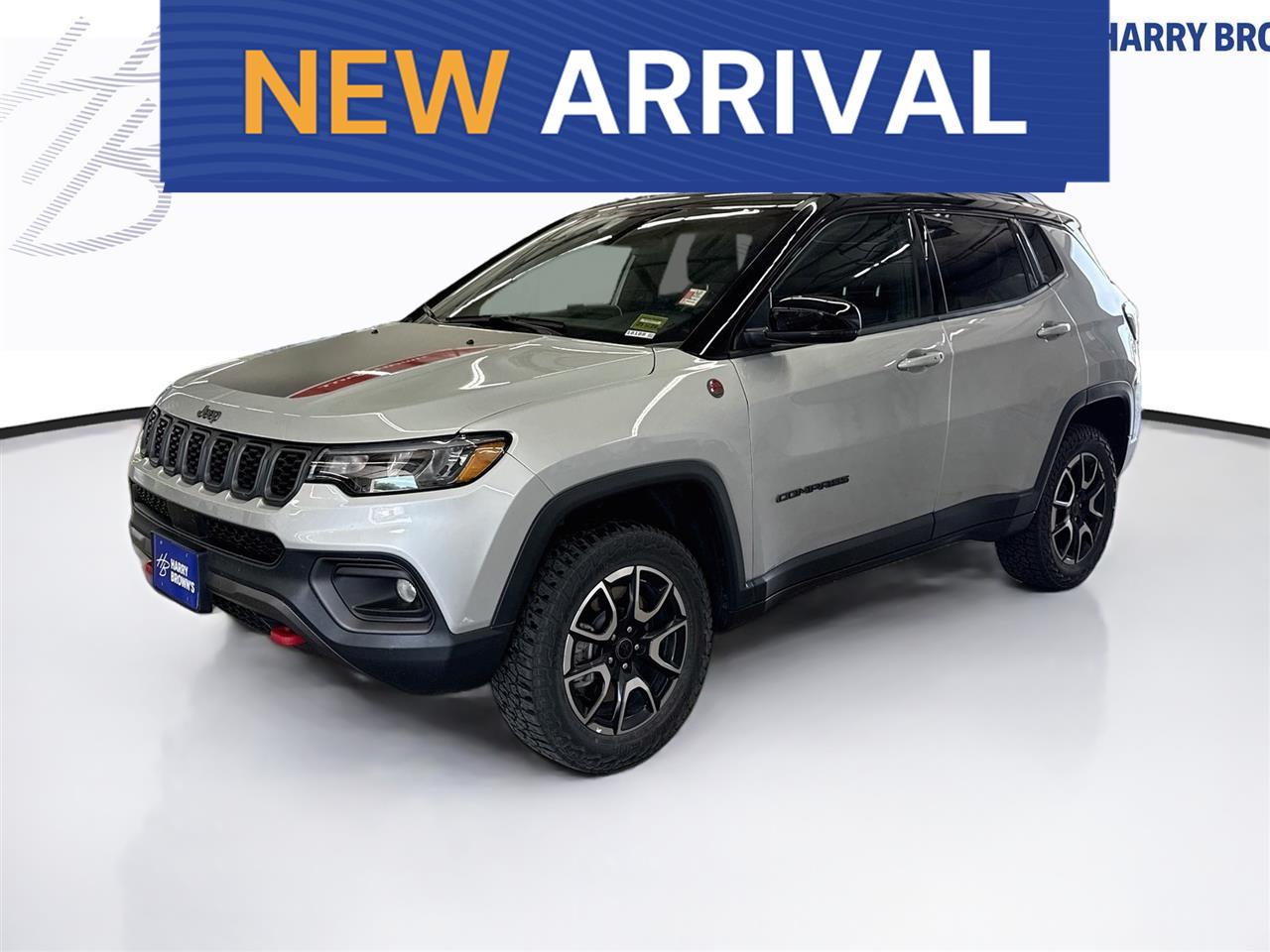 Silver Zynith Metallic Clearcoat 2025 Jeep Compass Trailhawk 4WD SUV / Crossover Four-Wheel Drive 8-Speed Automatic