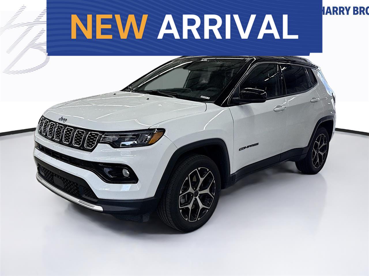 Bright White Clearcoat 2025 Jeep Compass Limited 4WD SUV / Crossover Four-Wheel Drive 8-Speed Automatic
