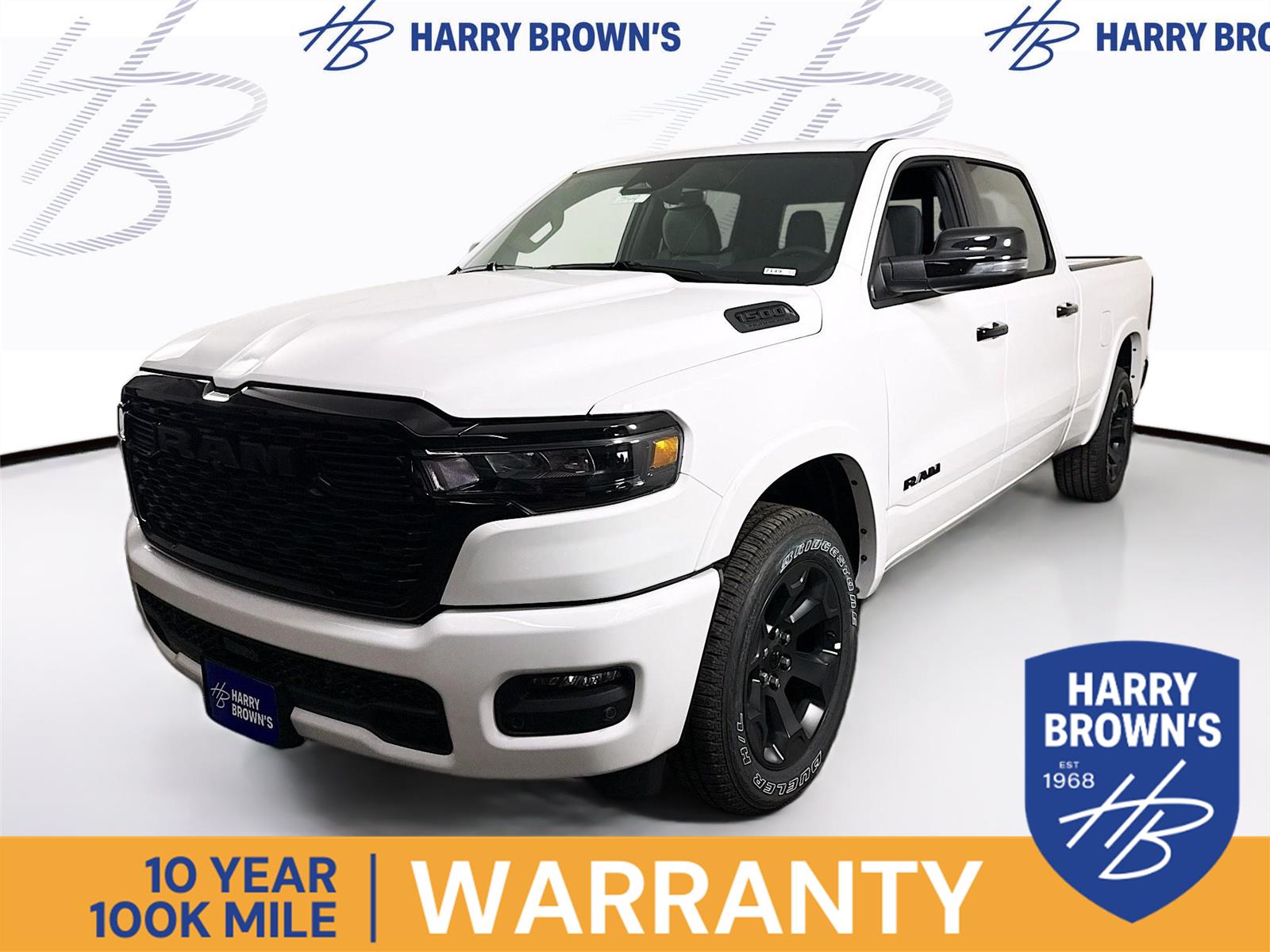 Bright White Clearcoat 2026 RAM 1500 Pickup Truck Four-Wheel Drive 8-Speed Automatic