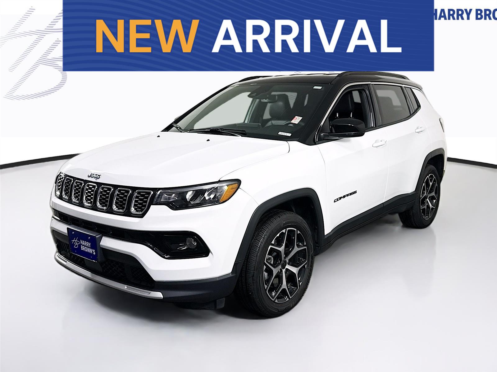 Bright White Clearcoat 2025 Jeep Compass Limited 4WD SUV / Crossover Four-Wheel Drive 8-Speed Automatic
