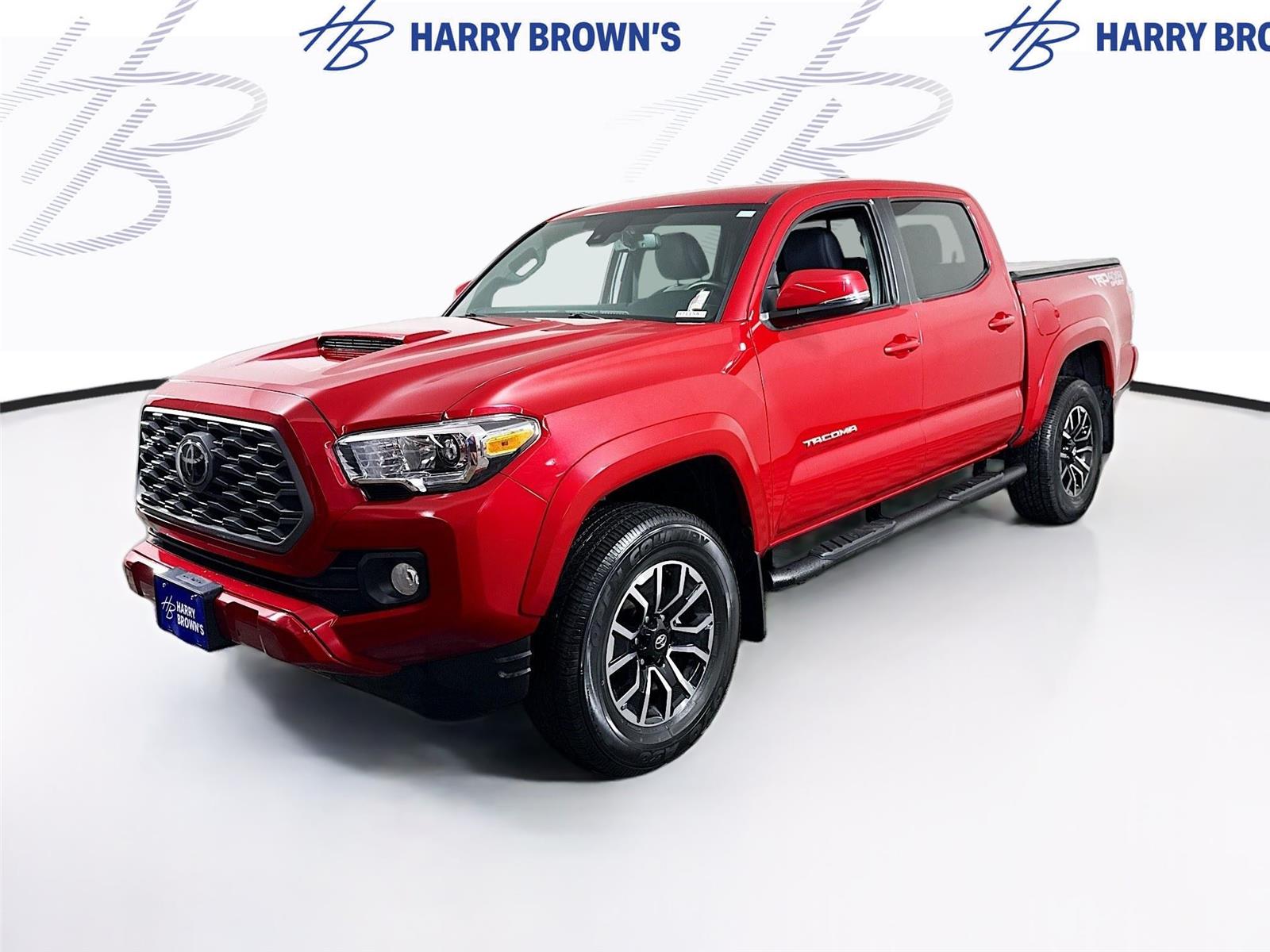 Barcelona Red Metallic 2022 Toyota Tacoma Pickup Truck Four-Wheel Drive 6-Speed Automatic