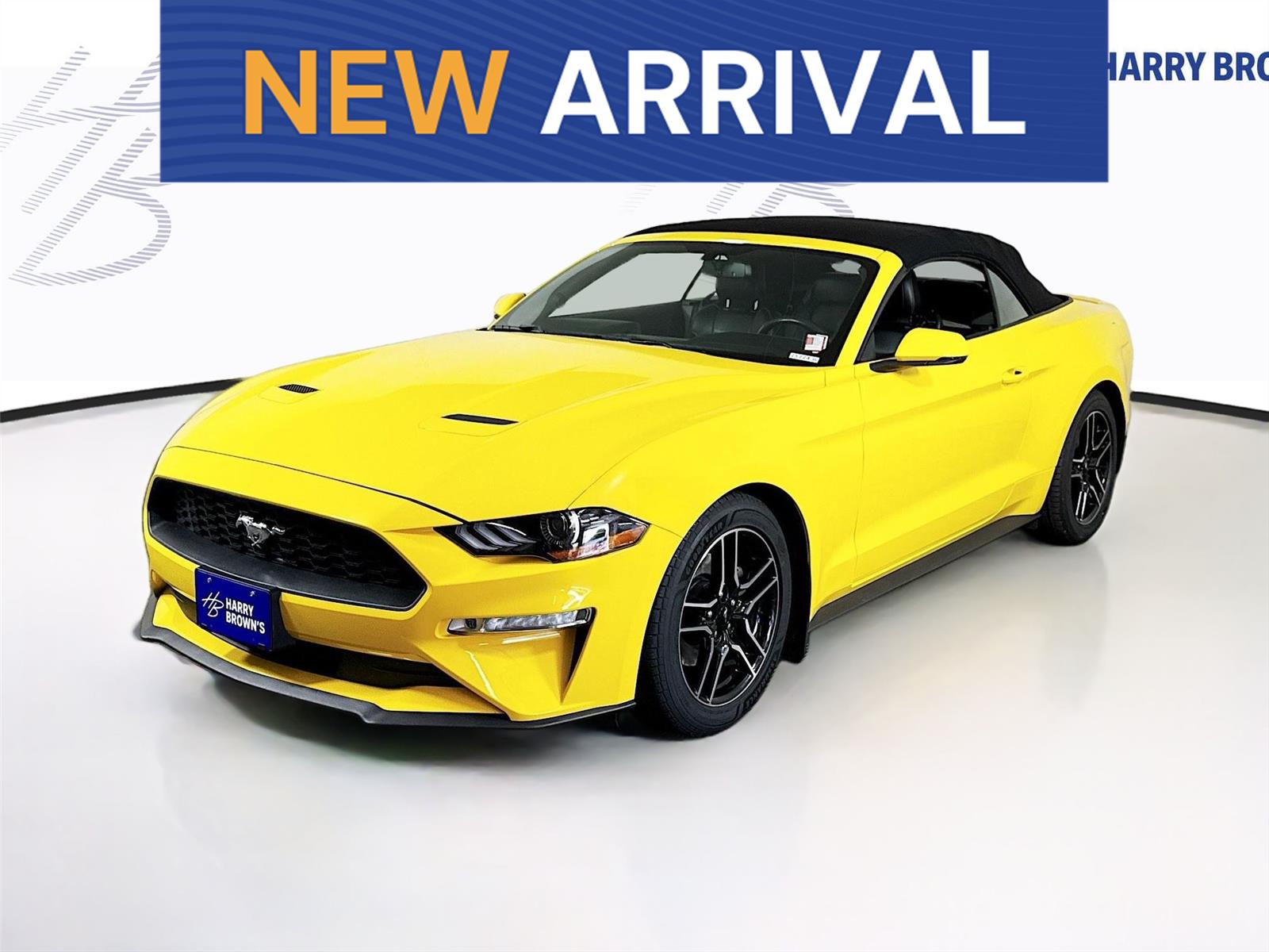 Triple Yellow Tri-Coat 2018 Ford Mustang EcoBoost Premium Convertible RWD Convertible Rear-Wheel Drive Automatic