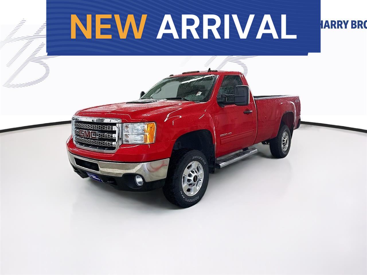 Fire Red 2013 GMC Sierra 2500HD SLE LB 4WD Pickup Truck Four-Wheel Drive 6-Speed Automatic
