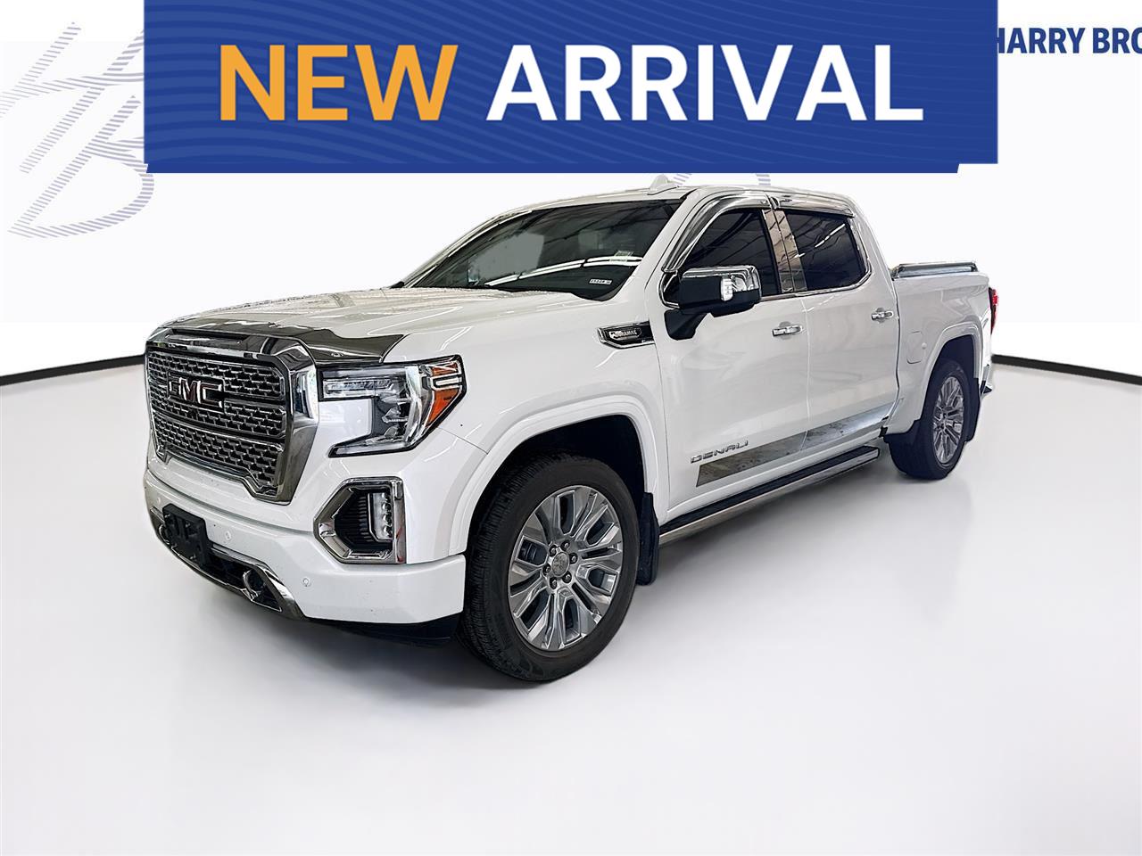 White Frost Tricoat 2020 GMC Sierra 1500 Denali Crew Cab 4WD Pickup Truck Four-Wheel Drive Automatic