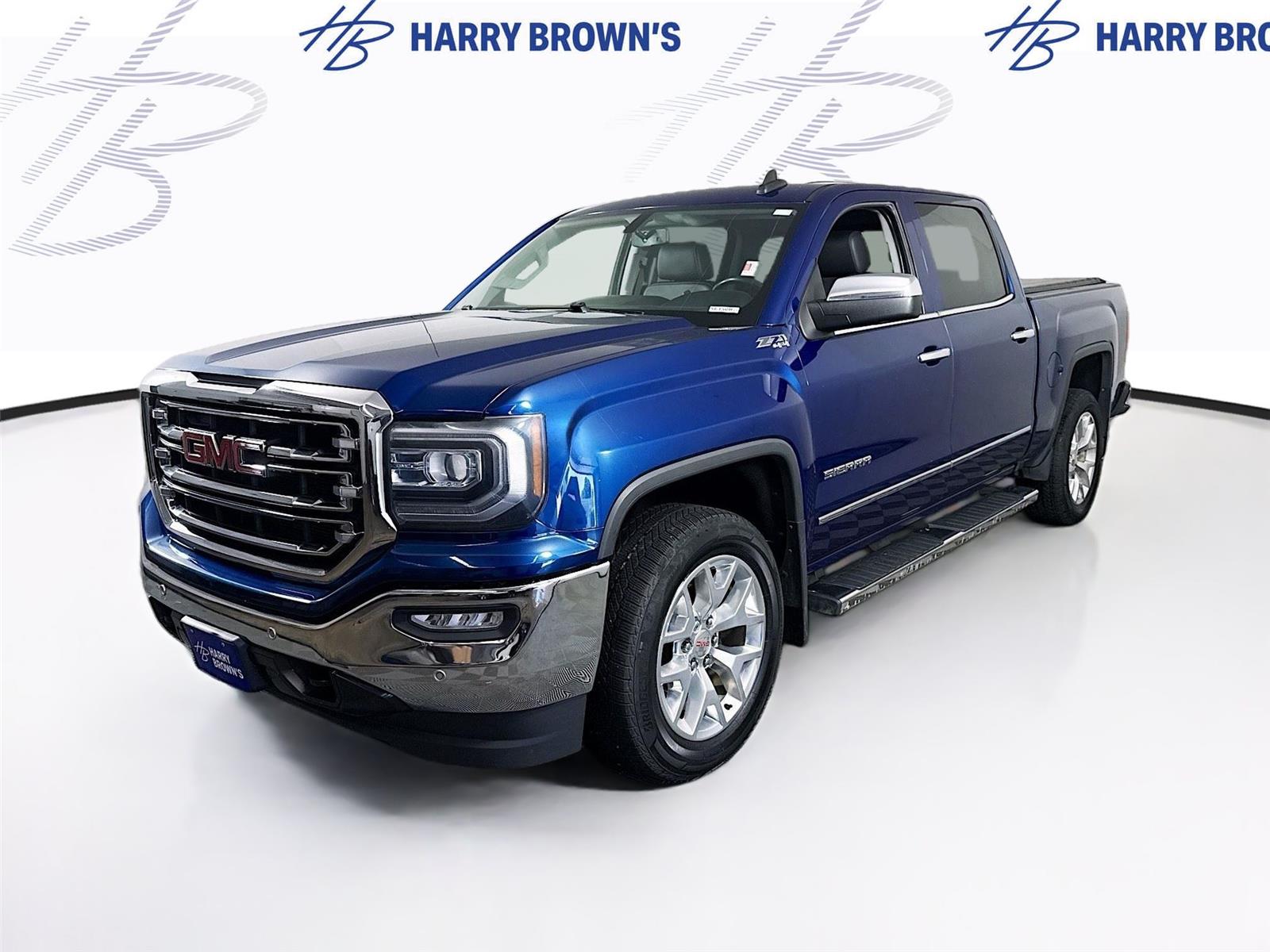 Stone Blue Metallic 2016 GMC Sierra 1500 Pickup Truck Four-Wheel Drive 8-Speed Automatic