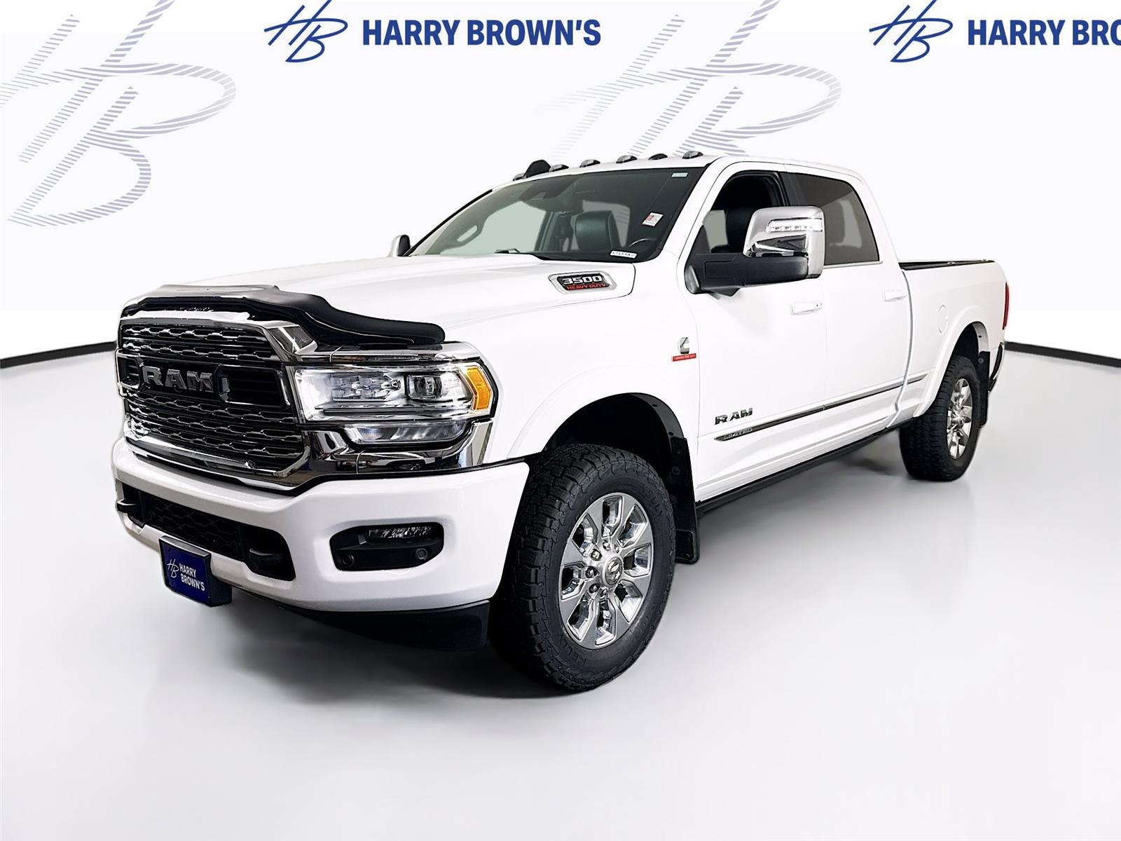 Bright White Clearcoat 2023 RAM 3500 Pickup Truck Four-Wheel Drive 6-Speed Automatic