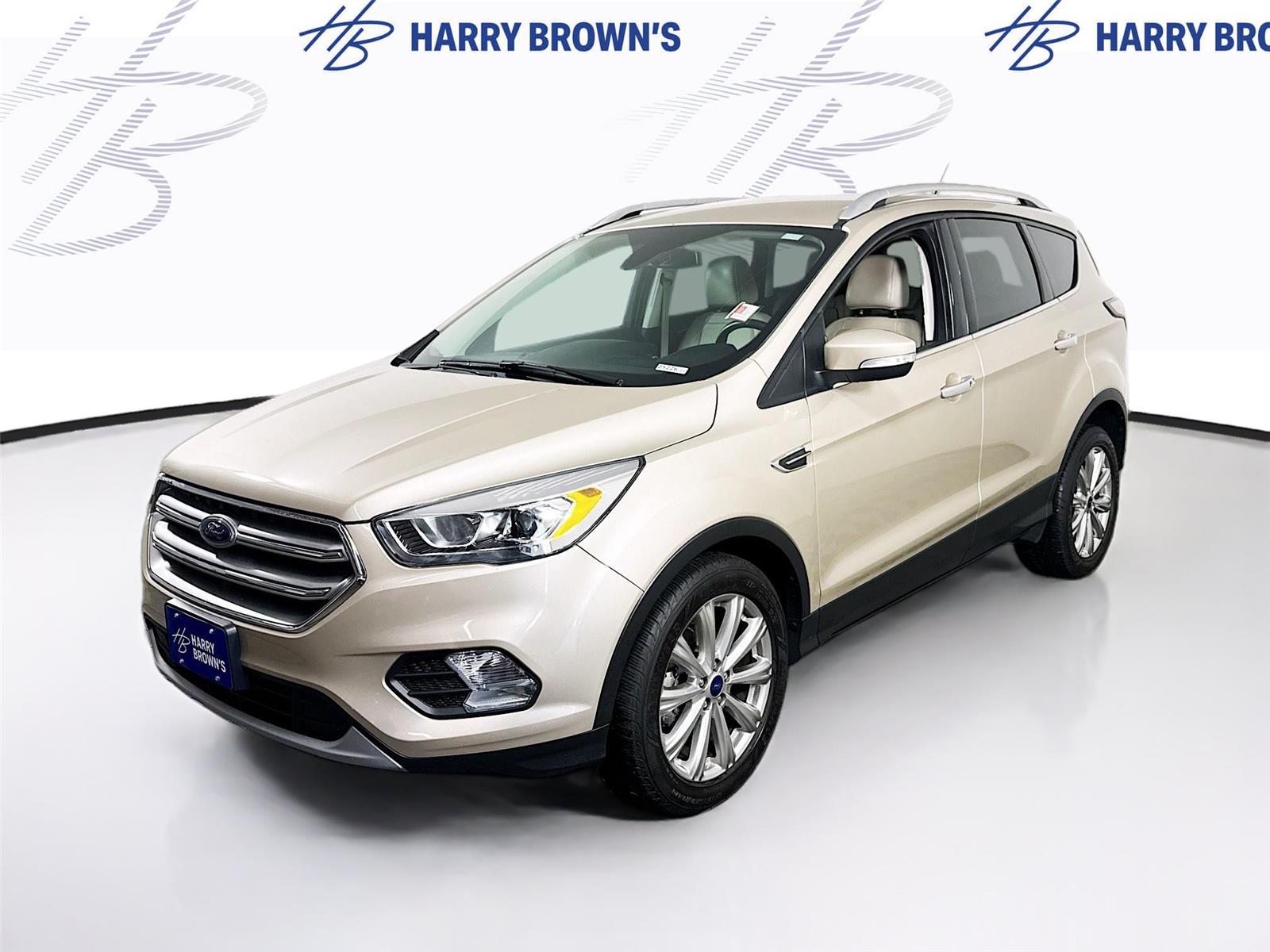 White Gold 2017 Ford Escape SUV / Crossover Front-Wheel Drive 6-Speed Automatic