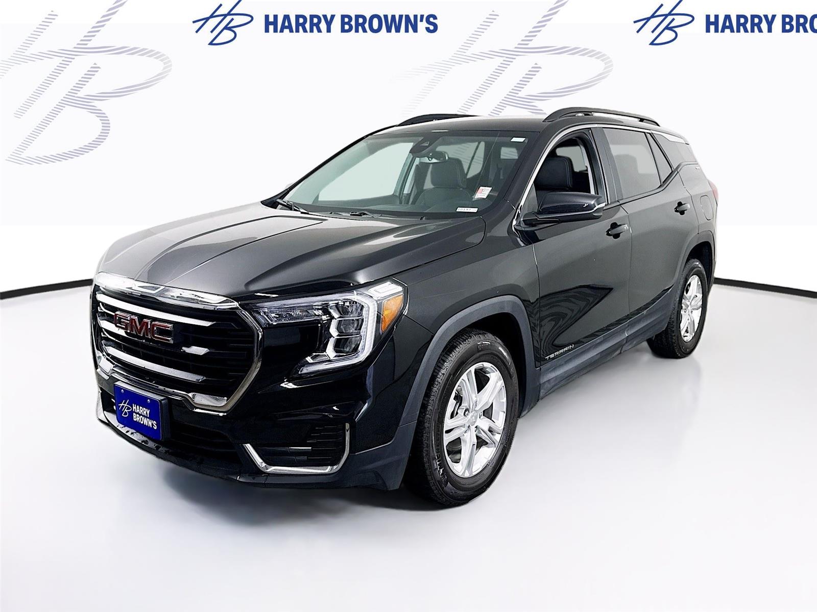 Black (Ebony Twilight Metallic) 2023 GMC Terrain SUV / Crossover Front-Wheel Drive 9-Speed Automatic Overdrive