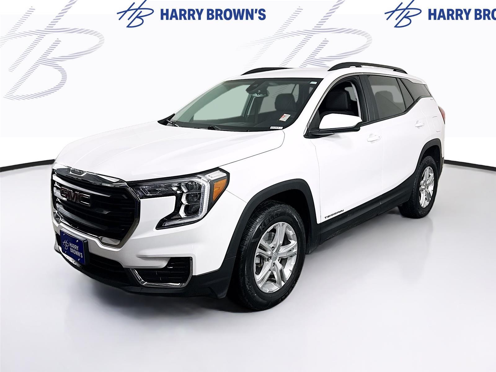 Summit White 2023 GMC Terrain SUV / Crossover All-Wheel Drive 9-Speed Automatic Overdrive