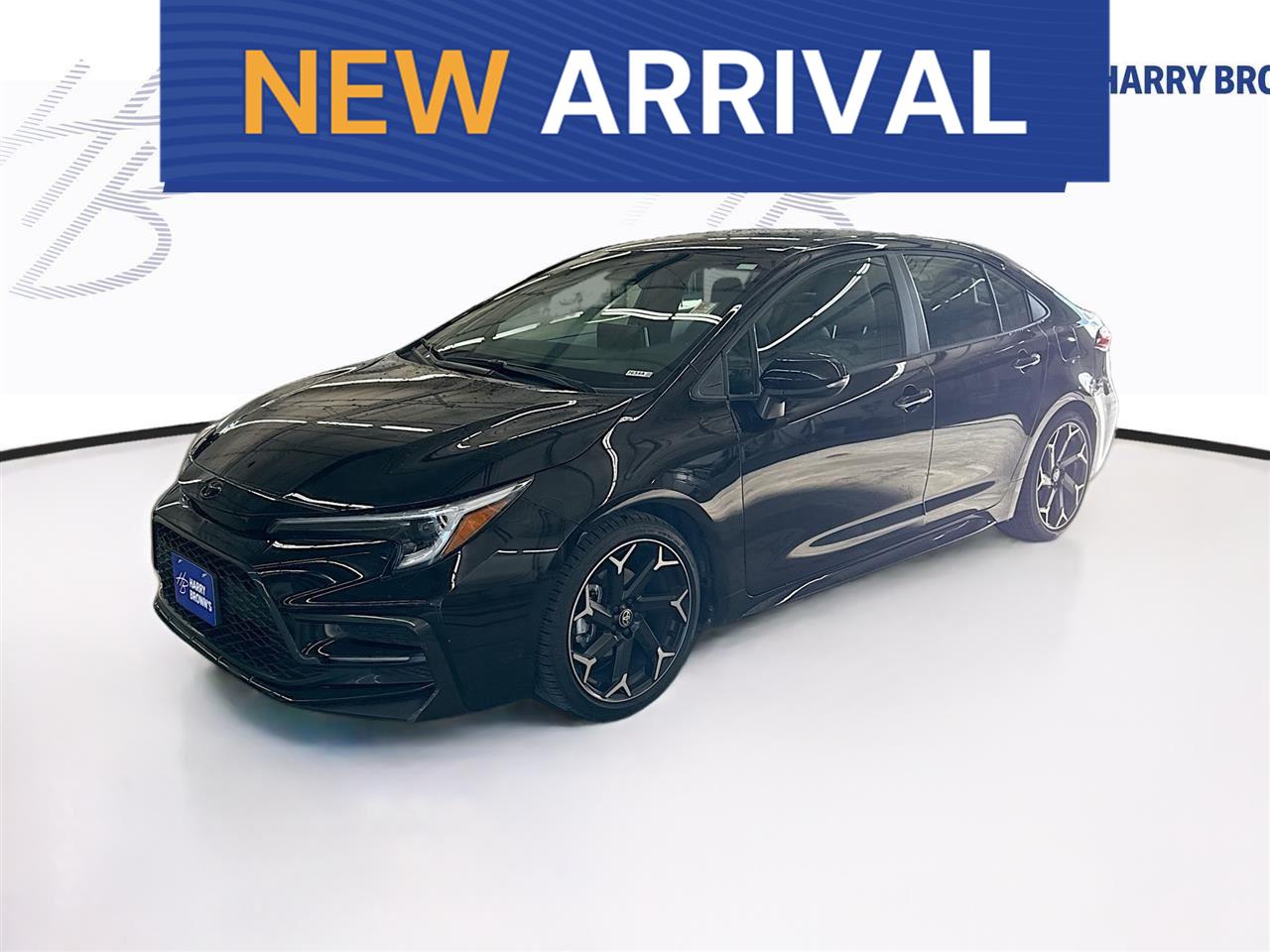 Midnight Black Metallic 2025 Toyota Corolla Sedan Front-Wheel Drive Continuously Variable Transmission