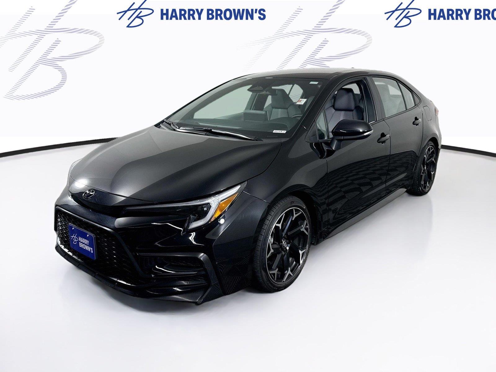 Midnight Black Metallic 2025 Toyota Corolla Sedan Front-Wheel Drive Continuously Variable Transmission