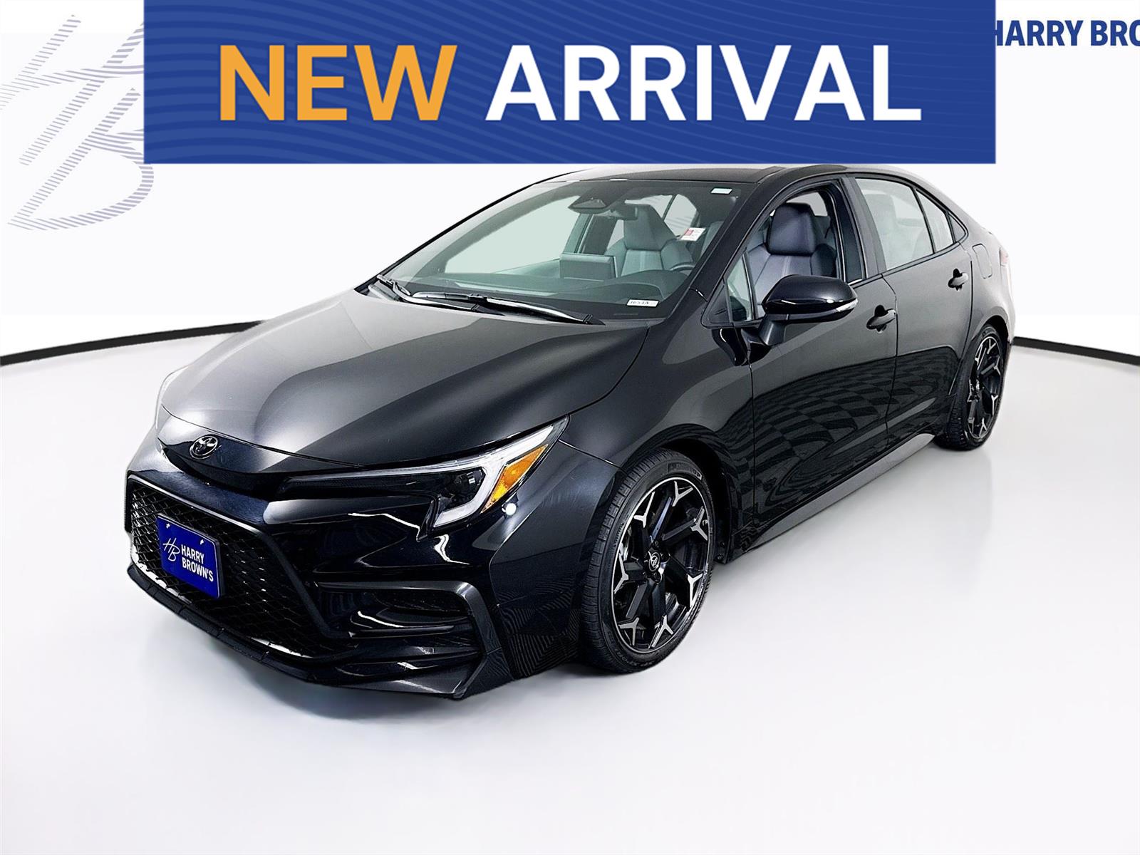 Midnight Black Metallic 2025 Toyota Corolla Sedan Front-Wheel Drive Continuously Variable Transmission