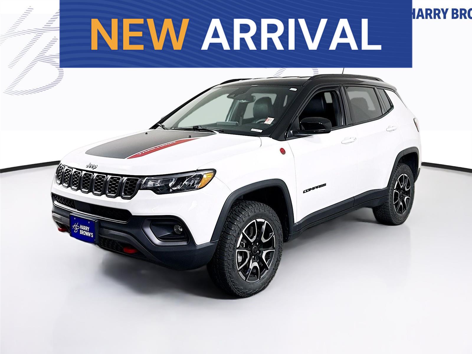 Bright White Clearcoat 2025 Jeep Compass SUV / Crossover Four-Wheel Drive 8-Speed Automatic