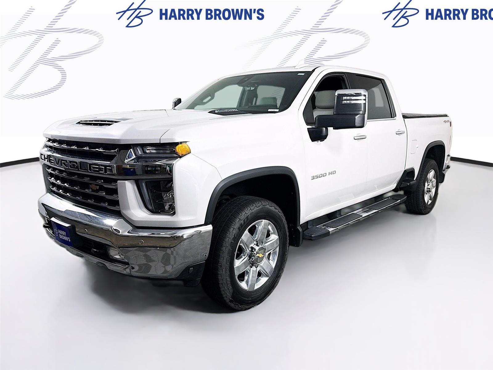 Summit White 2020 Chevrolet Silverado 3500HD Pickup Truck Four-Wheel Drive Automatic