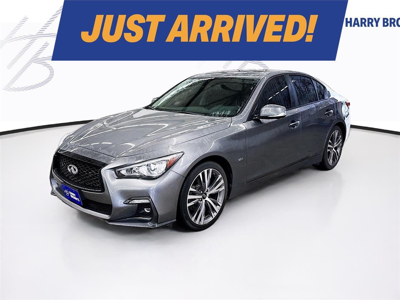 Gray (Graphite Shadow) 2020 INFINITI Q50 Sedan All-Wheel Drive Automatic