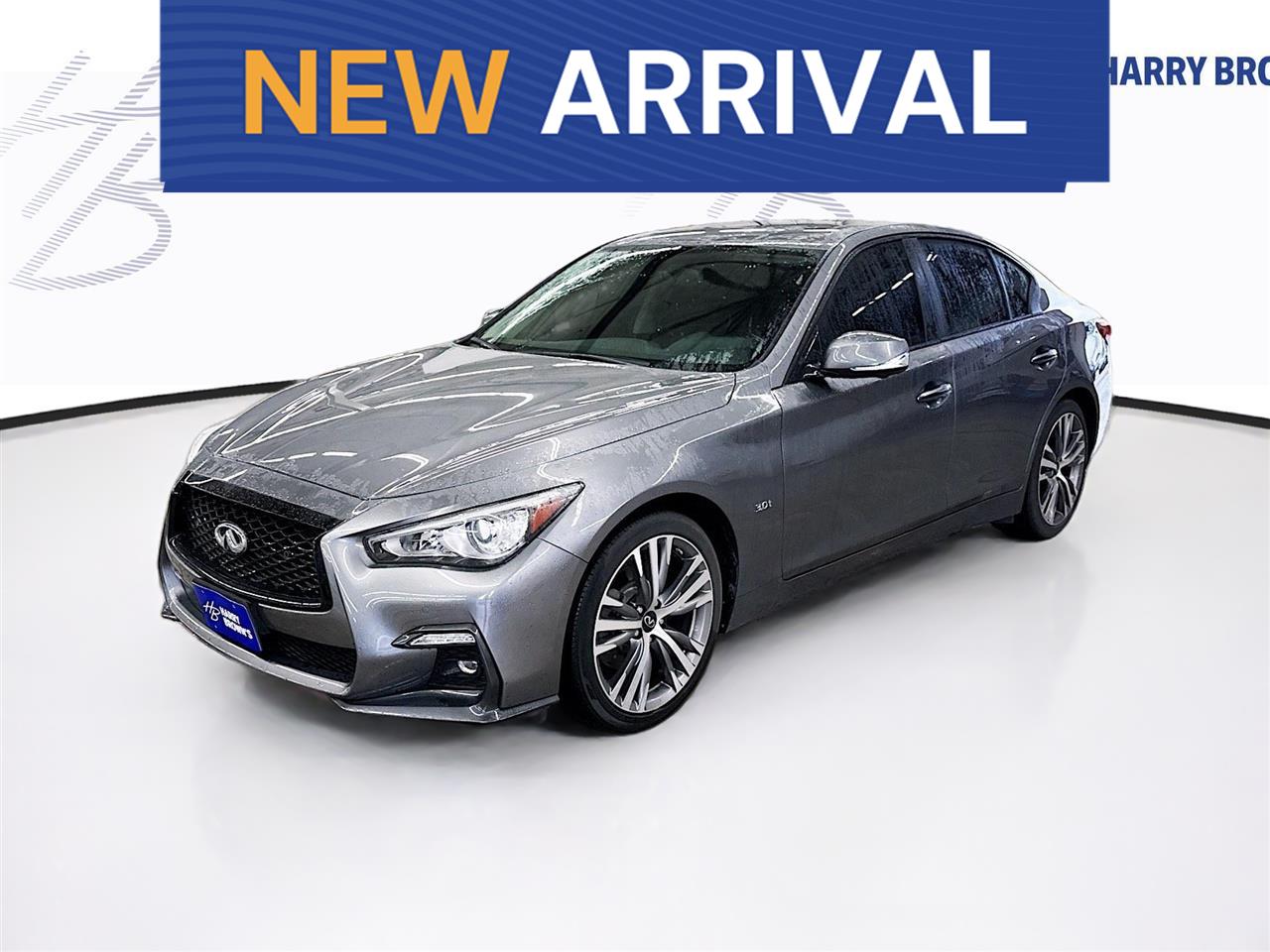 Gray (Graphite Shadow) 2020 INFINITI Q50 Sedan All-Wheel Drive Automatic