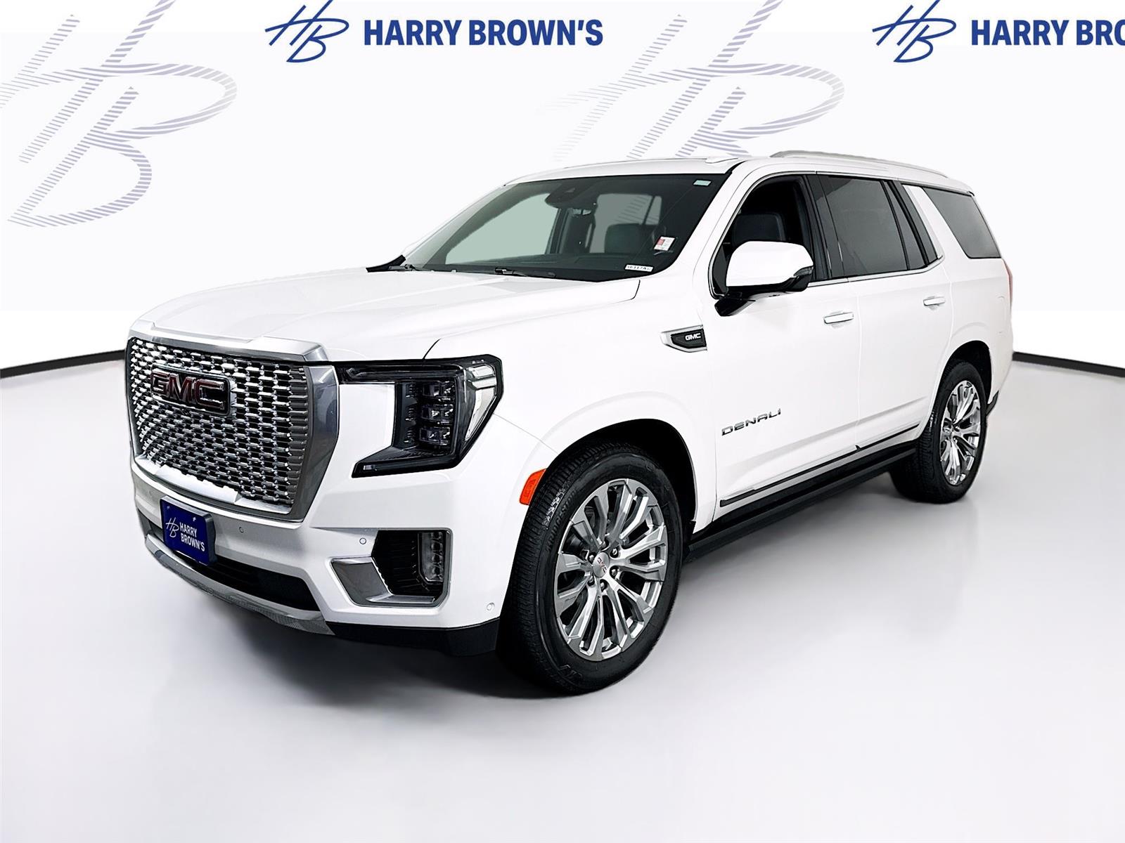 White Frost Tricoat 2024 GMC Yukon SUV / Crossover Four-Wheel Drive Automatic