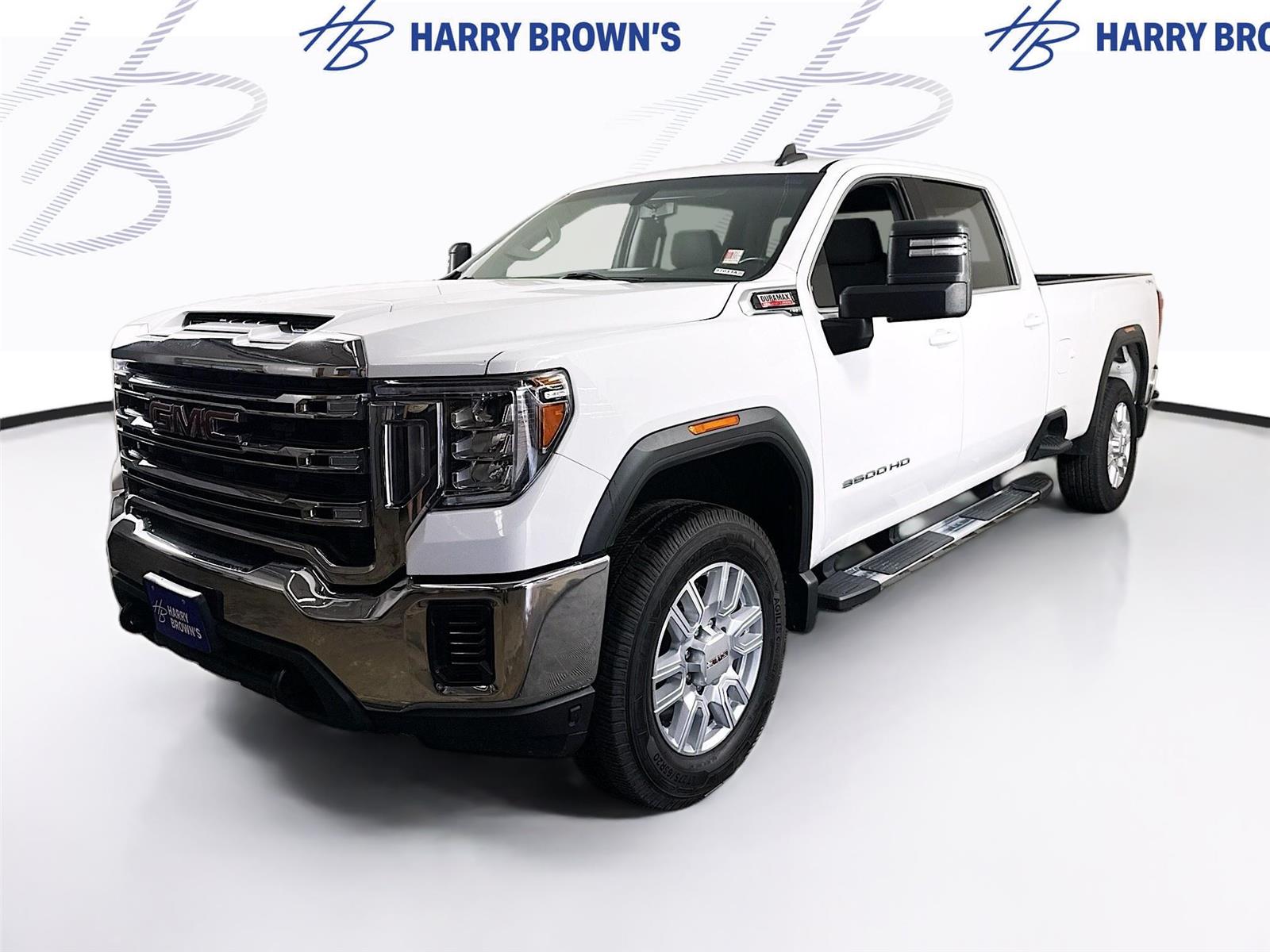Summit White 2021 GMC Sierra 3500HD Pickup Truck Four-Wheel Drive 6-Speed Automatic