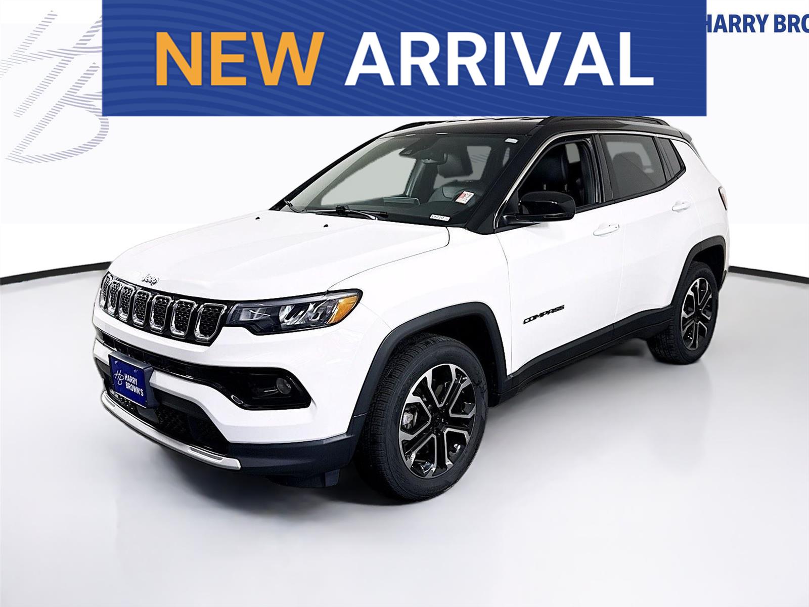 Bright White Clearcoat 2023 Jeep Compass SUV / Crossover Four-Wheel Drive 8-Speed Automatic