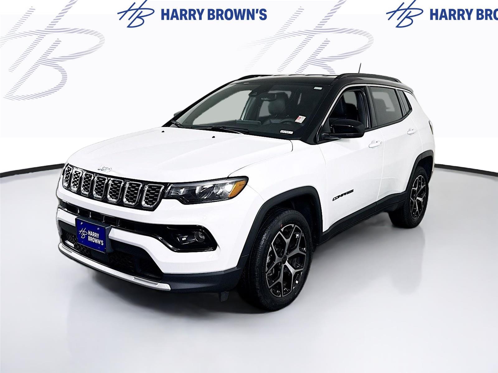 Bright White Clearcoat 2025 Jeep Compass SUV / Crossover Four-Wheel Drive 8-Speed Automatic