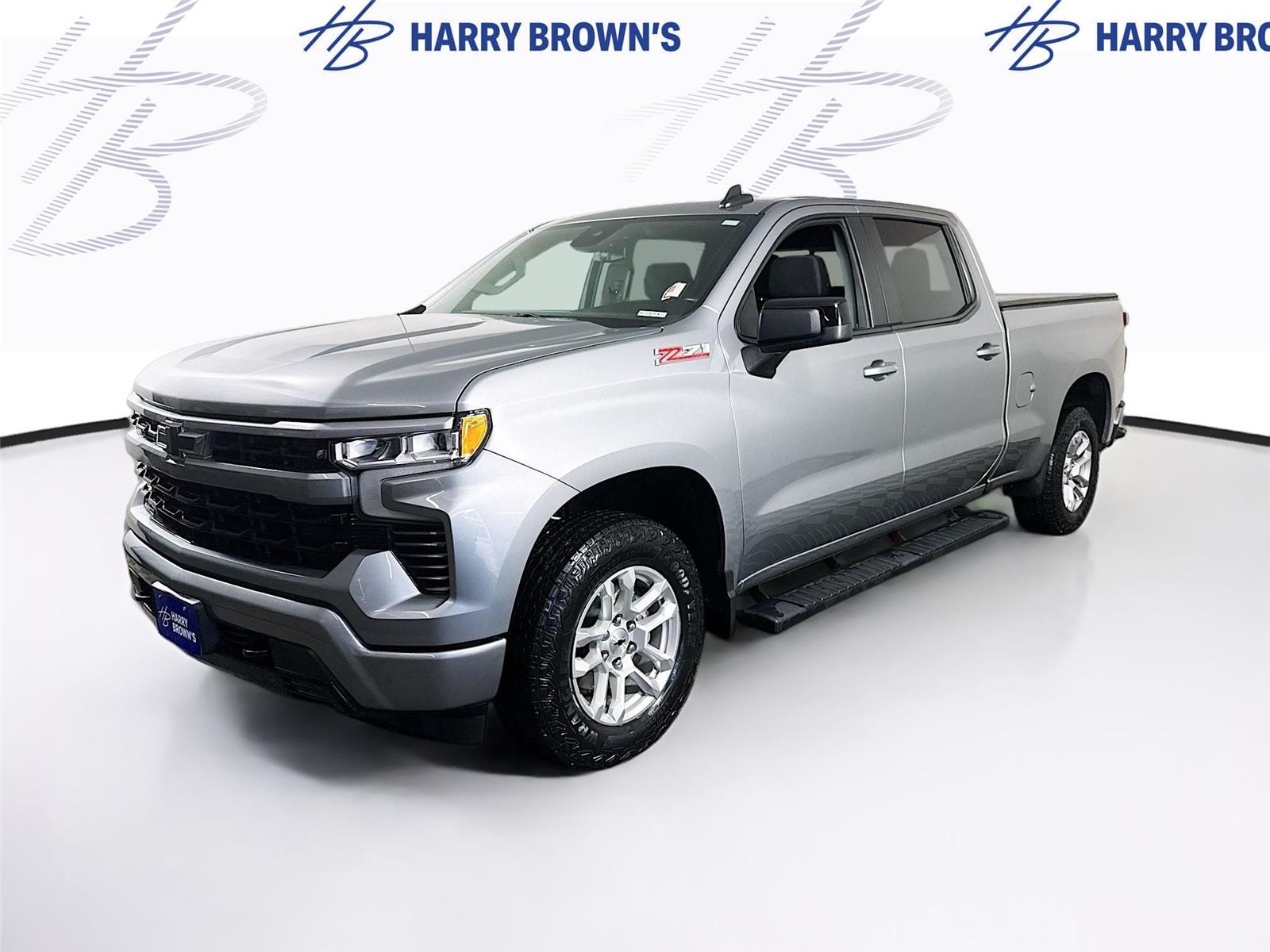 Sterling Gray Metallic 2024 Chevrolet Silverado 1500 Pickup Truck Four-Wheel Drive Automatic