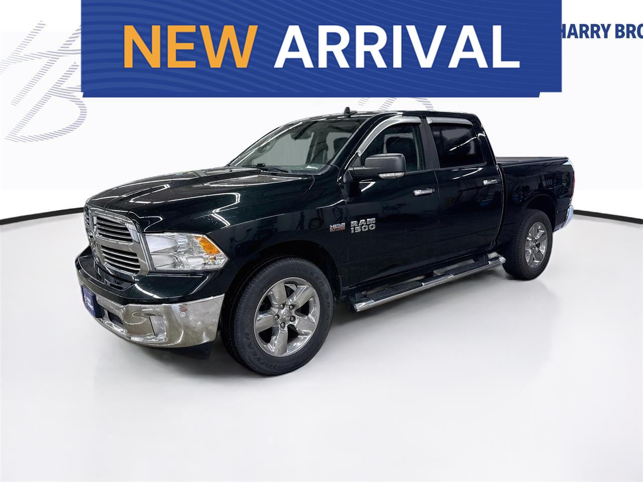 Black Forest Green Pearlcoat 2016 RAM 1500 Pickup Truck Four-Wheel Drive 8-Speed Automatic