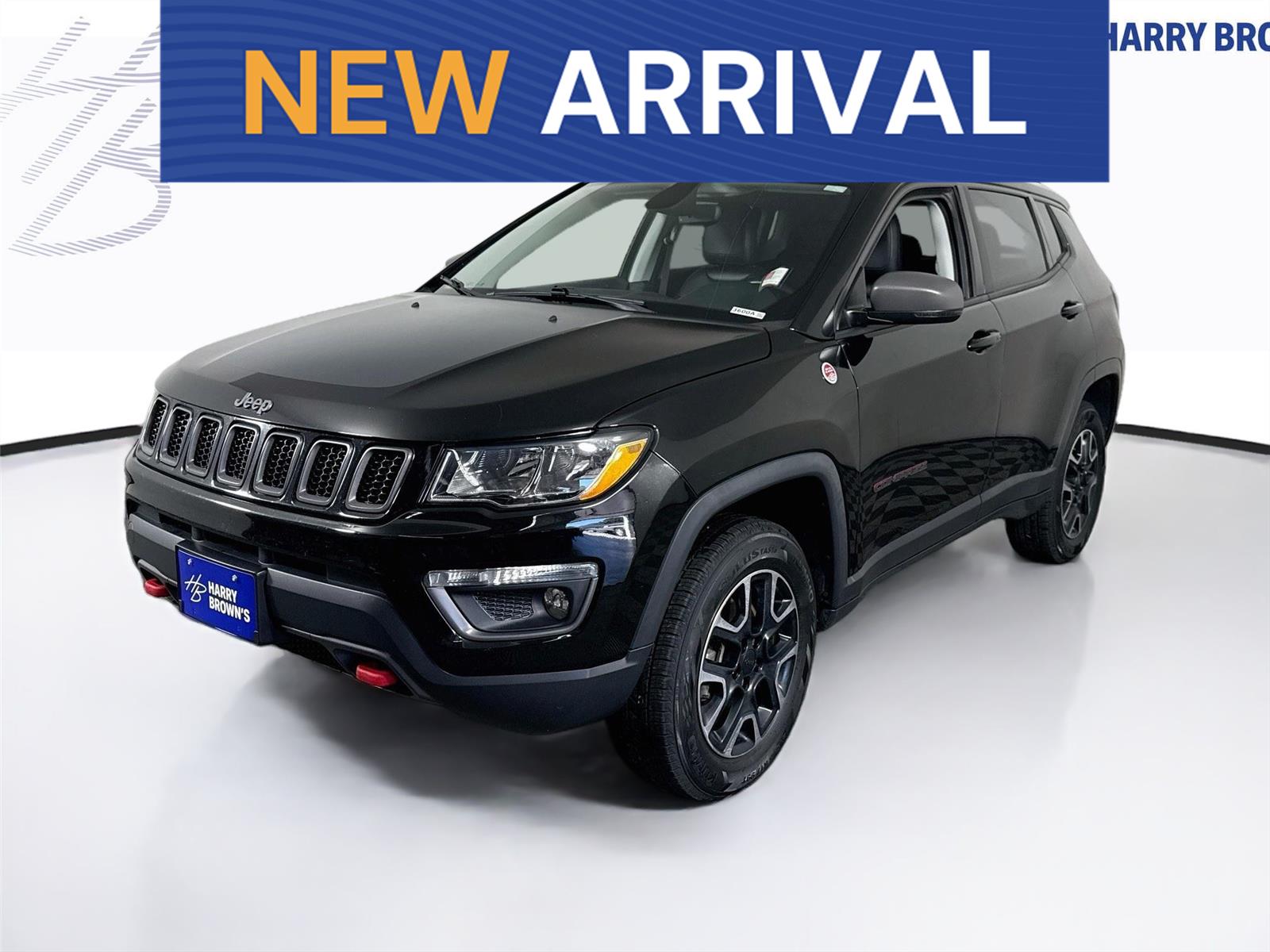 Diamond Black Crystal Pearlcoat 2018 Jeep Compass SUV / Crossover Four-Wheel Drive 9-Speed Automatic