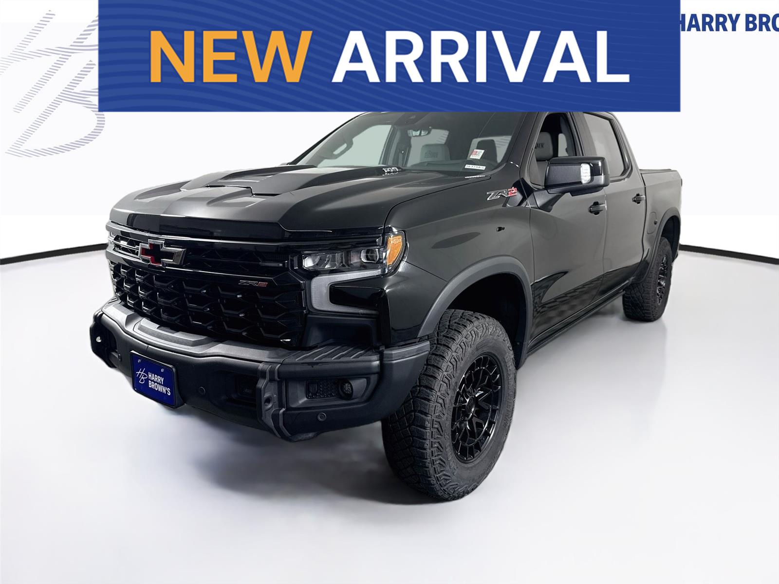 Black 2024 Chevrolet Silverado 1500 Pickup Truck Four-Wheel Drive Automatic
