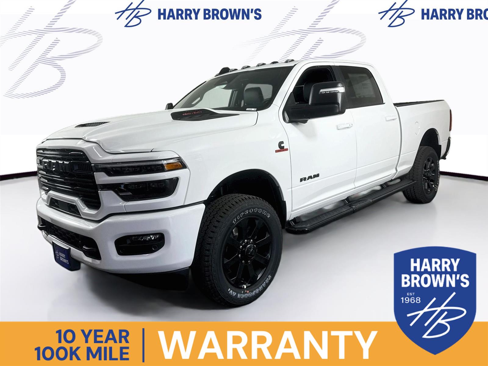 Bright White Clearcoat 2026 RAM 3500 Pickup Truck Four-Wheel Drive 8-Speed Automatic