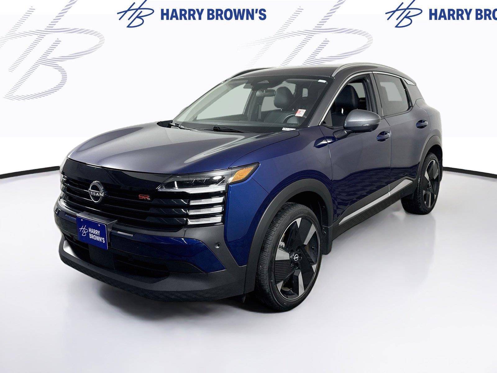 Deep Blue Pearl/Gun Metallic 2025 Nissan Kicks SUV / Crossover All-Wheel Drive Continuously Variable Transmission