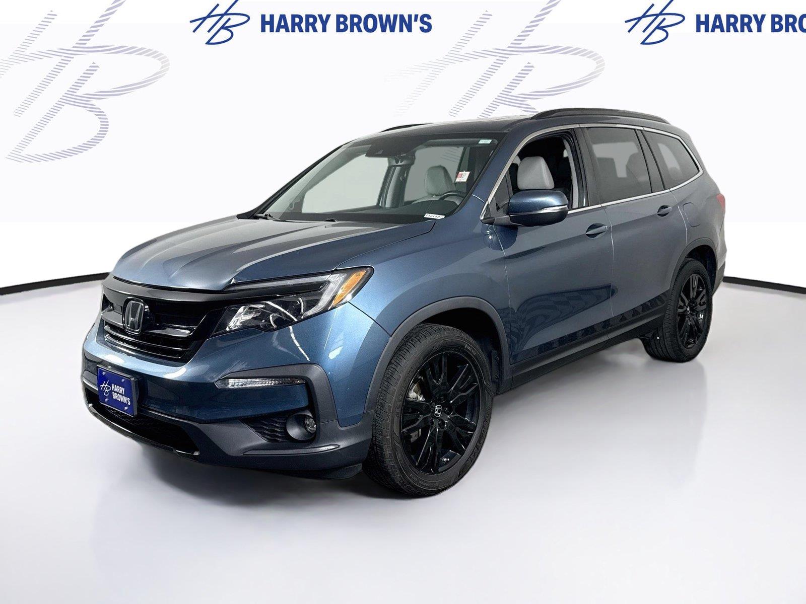 Gray (Steel Sapphire Metallic) 2022 Honda Pilot SUV / Crossover All-Wheel Drive 9-Speed Automatic