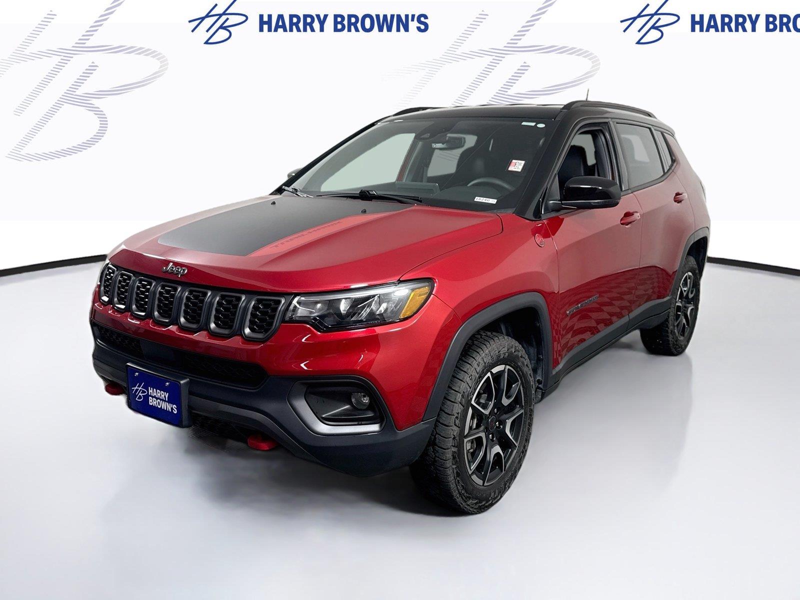 Red Hot Pearlcoat 2025 Jeep Compass SUV / Crossover Four-Wheel Drive 8-Speed Automatic