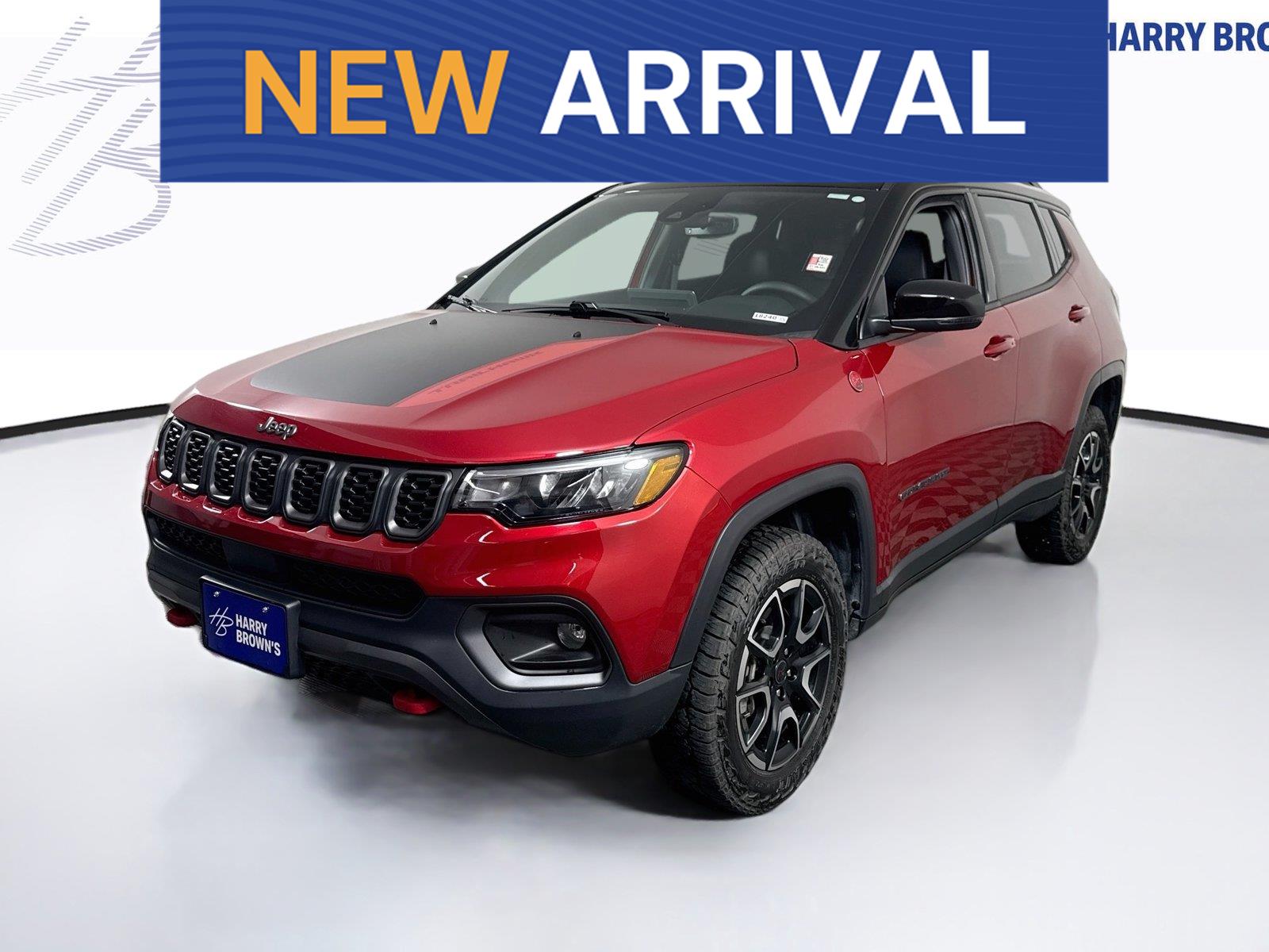 Red Hot Pearlcoat 2025 Jeep Compass SUV / Crossover Four-Wheel Drive 8-Speed Automatic