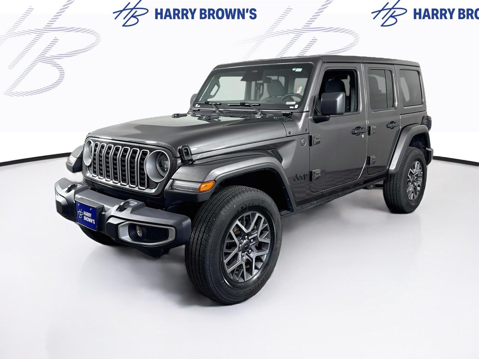 Gray (Granite Crystal Metallic Clearcoat) 2025 Jeep Wrangler SUV / Crossover Four-Wheel Drive 8-Speed Automatic