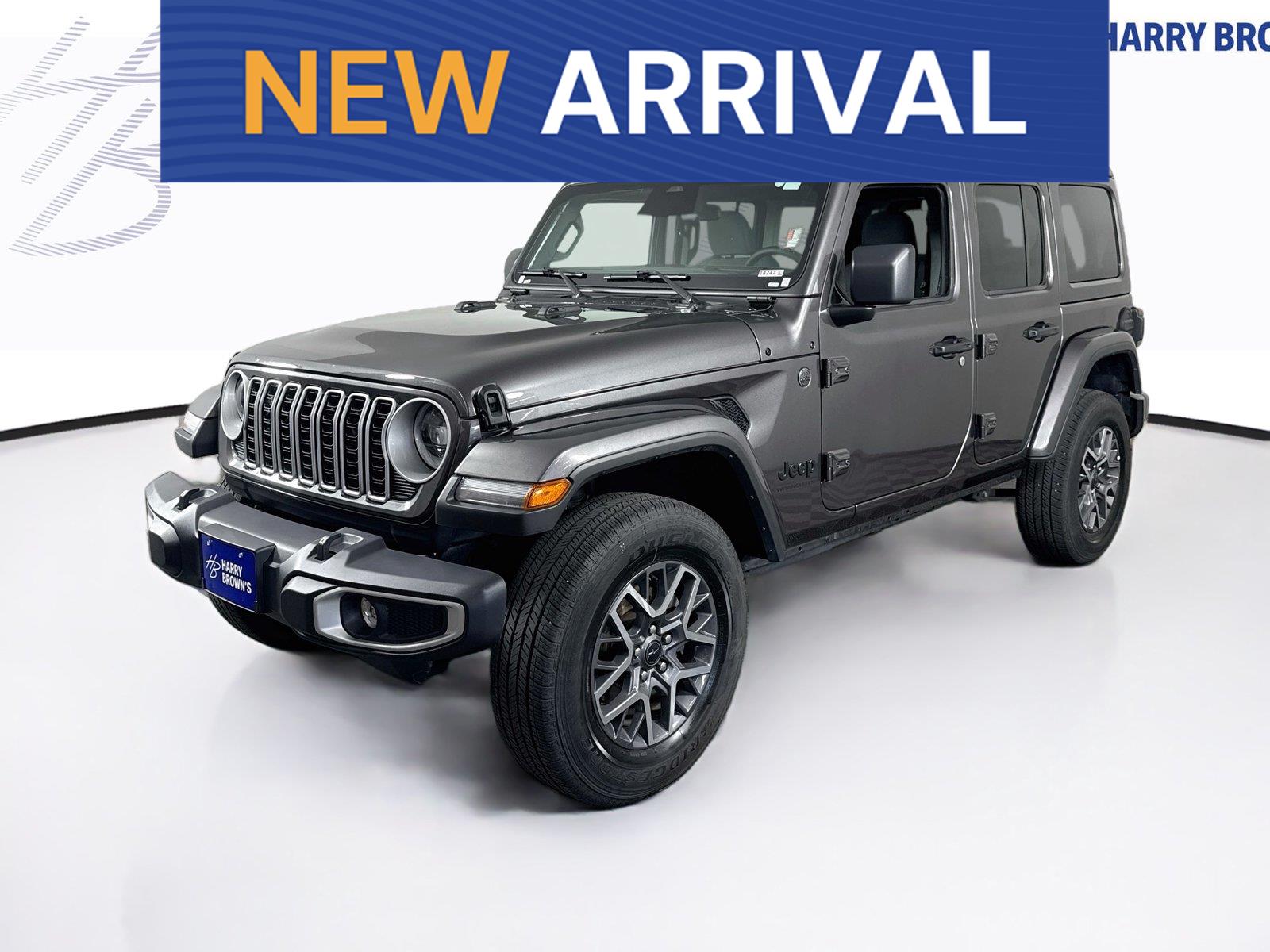 Gray (Granite Crystal Metallic Clearcoat) 2025 Jeep Wrangler SUV / Crossover Four-Wheel Drive 8-Speed Automatic