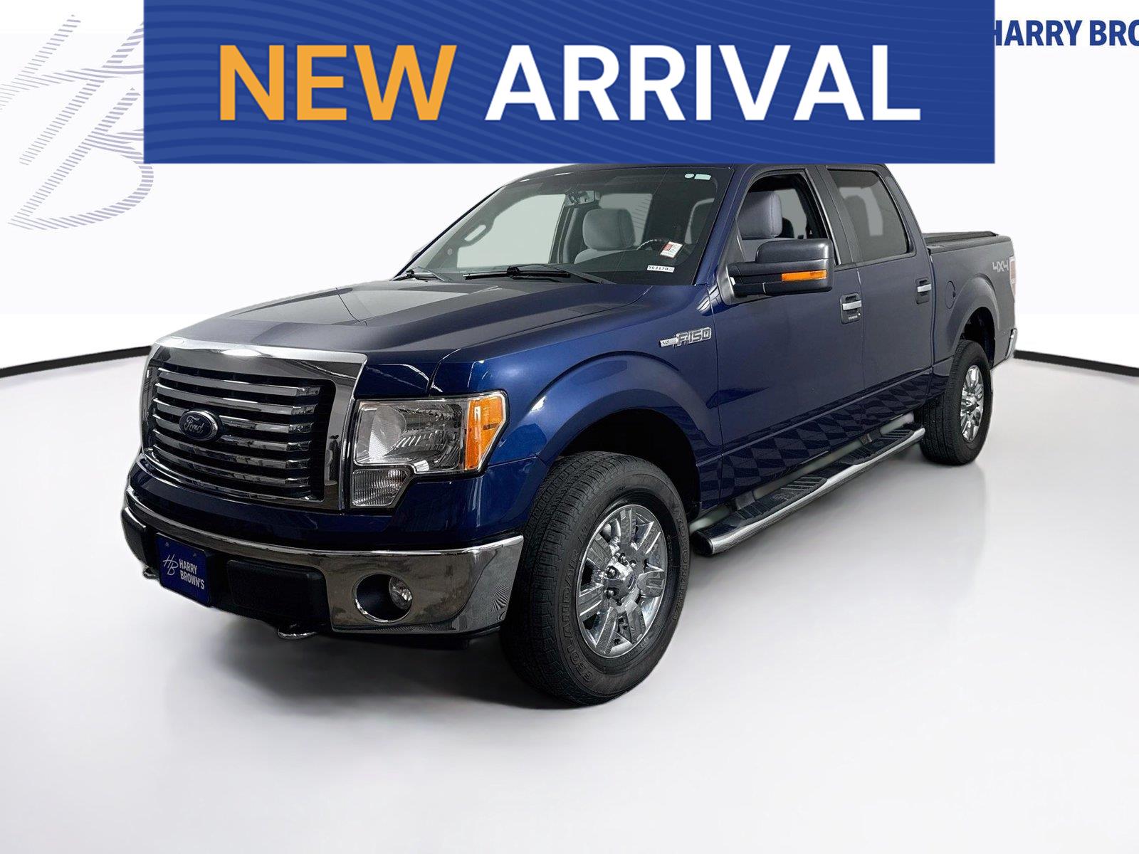 Dark Blue Pearl Metallic 2012 Ford F-150 Pickup Truck Four-Wheel Drive 6-Speed Automatic