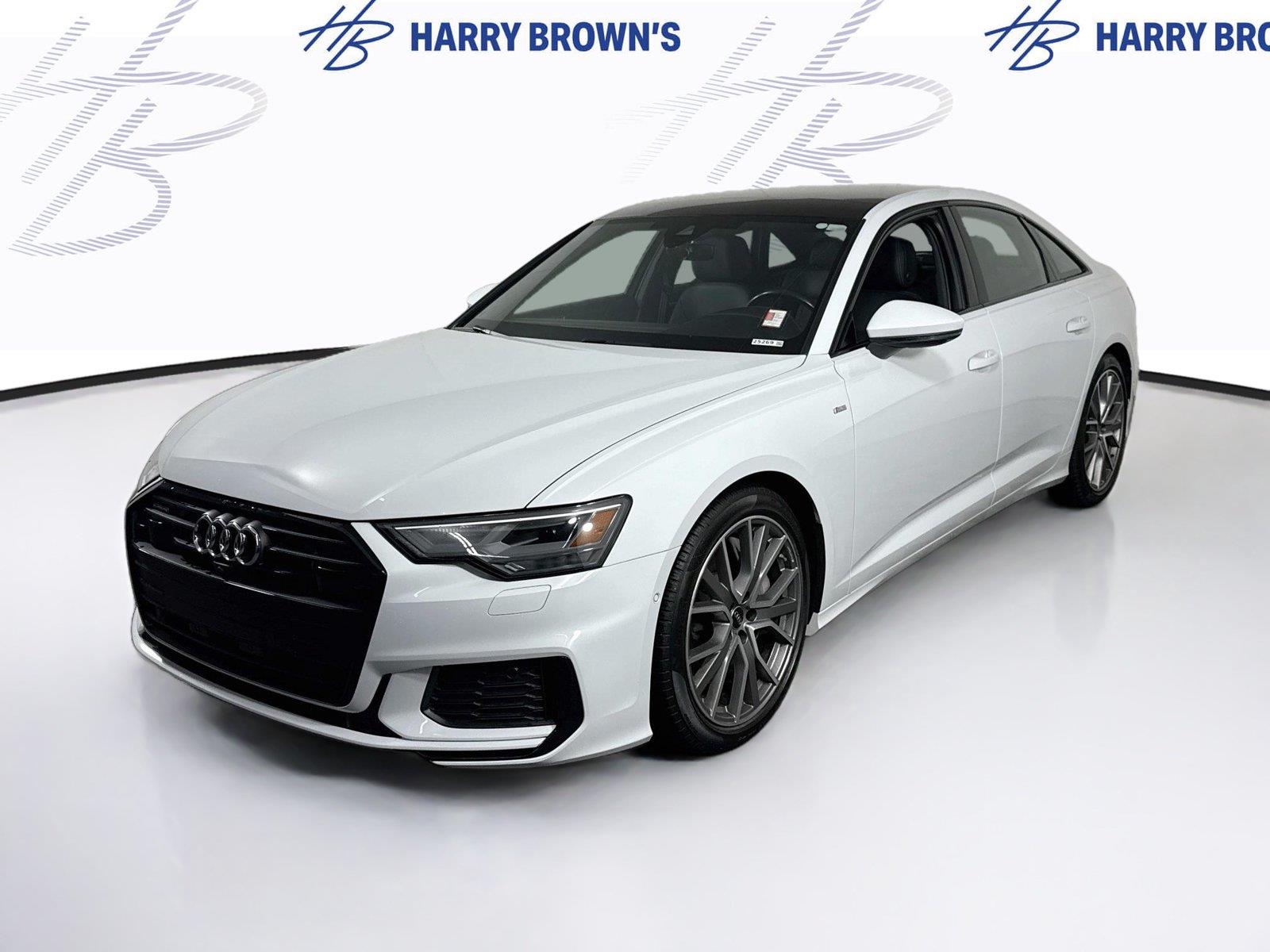 Glacier White Metallic 2023 Audi A6 Sedan All-Wheel Drive Automatic