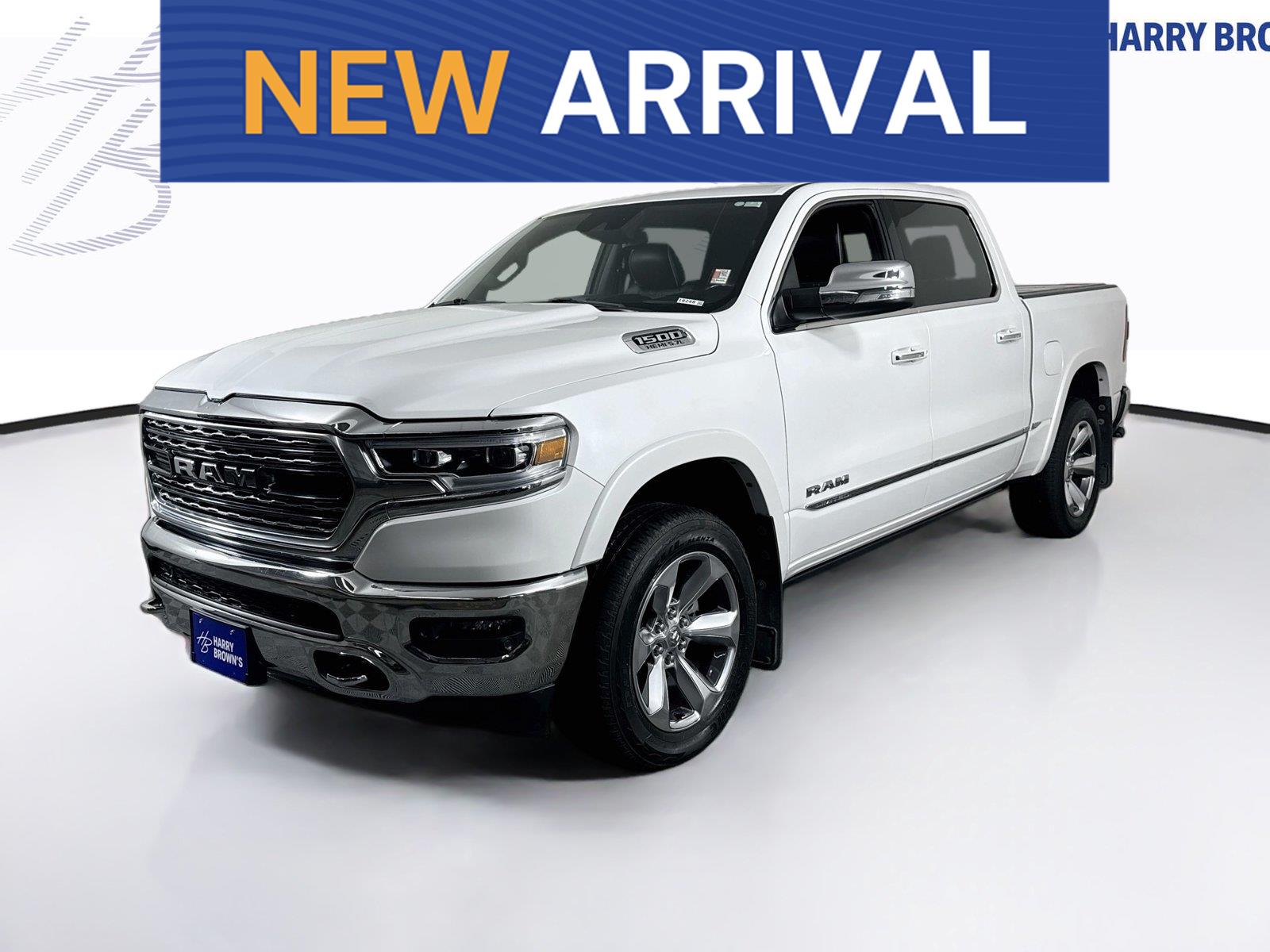 Ivory White Tri-Coat Pearlcoat 2022 RAM 1500 Pickup Truck Four-Wheel Drive 8-Speed Automatic