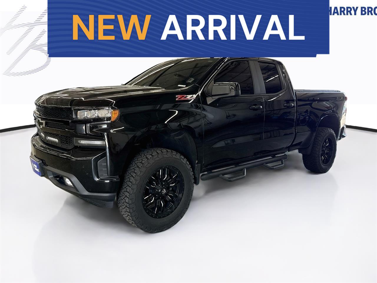 Black 2020 Chevrolet Silverado 1500 Pickup Truck Four-Wheel Drive 8-Speed Automatic