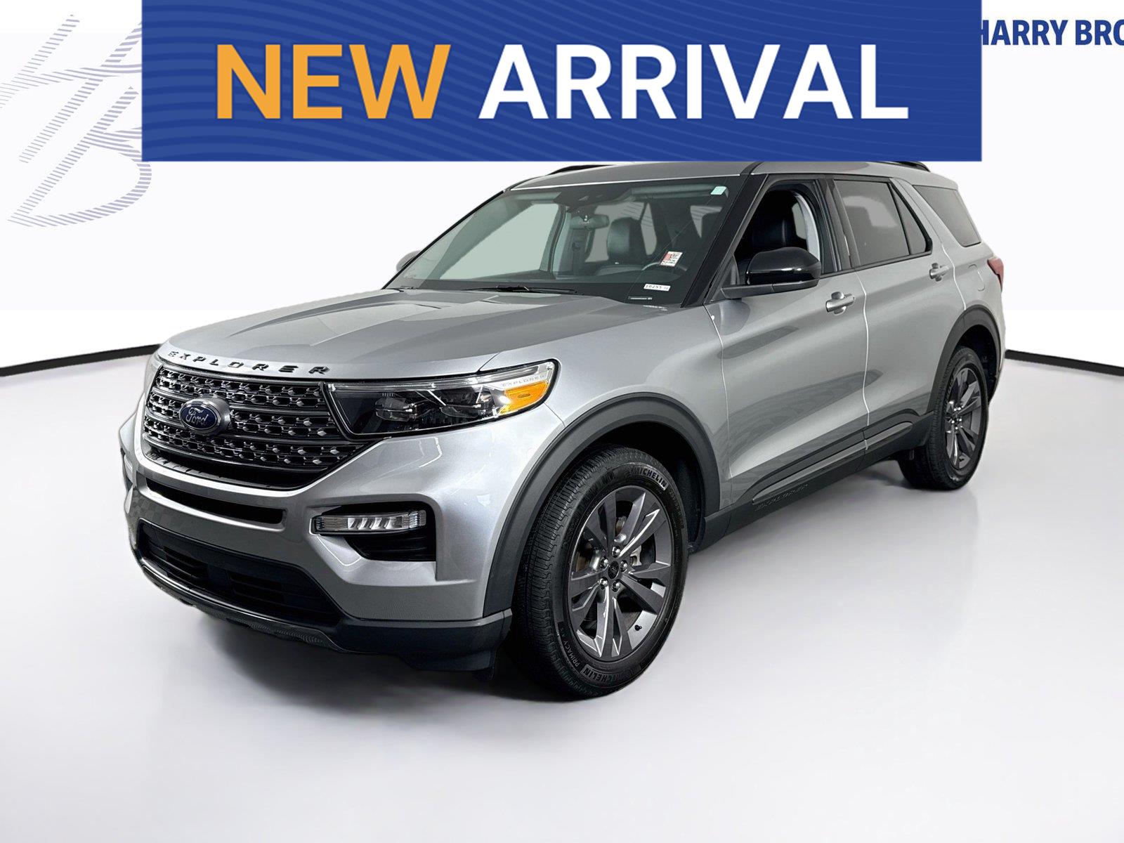 Iconic Silver 2024 Ford Explorer SUV / Crossover All-Wheel Drive Automatic
