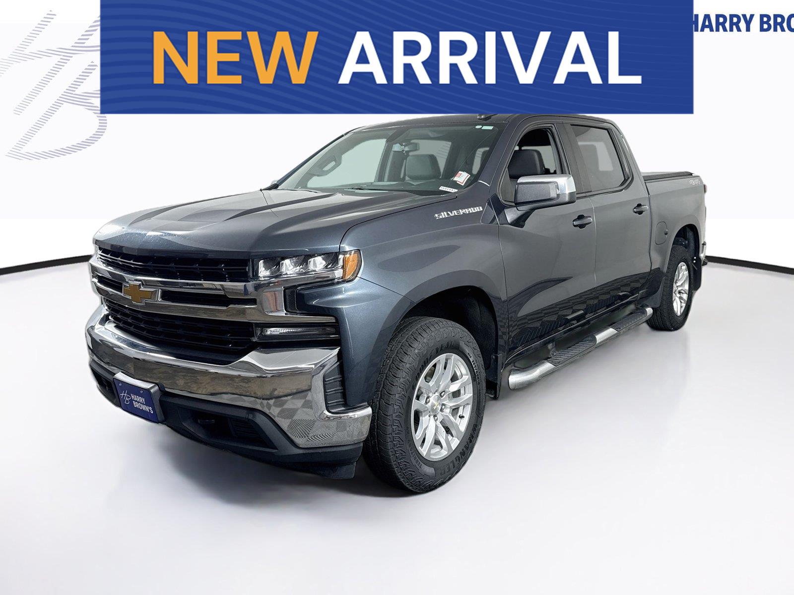 Shadow Gray Metallic 2019 Chevrolet Silverado 1500 Pickup Truck Four-Wheel Drive 8-Speed Automatic
