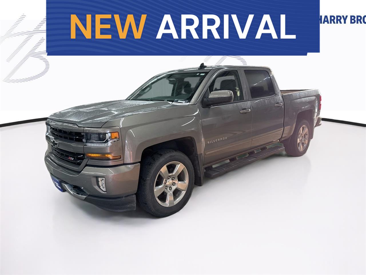 Pepperdust Metallic 2017 Chevrolet Silverado 1500 Pickup Truck Four-Wheel Drive 6-Speed Automatic