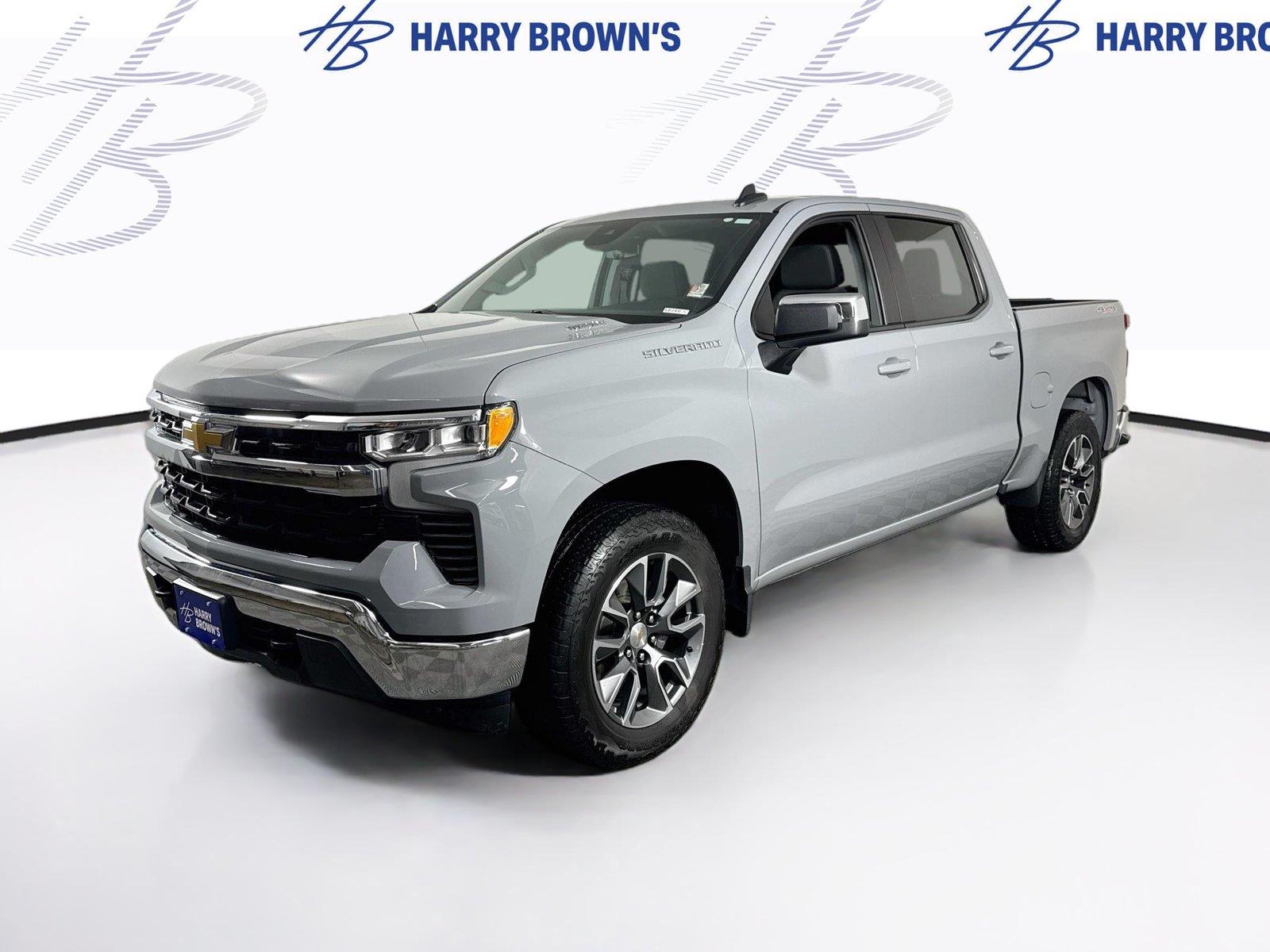 Slate Gray Metallic 2024 Chevrolet Silverado 1500 Pickup Truck Four-Wheel Drive 8-Speed Automatic