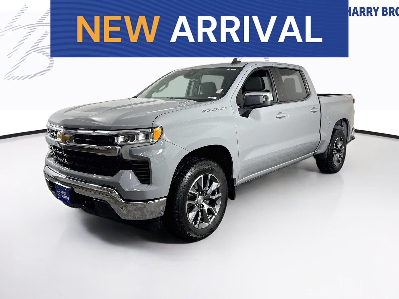 Slate Gray Metallic 2024 Chevrolet Silverado 1500 Pickup Truck Four-Wheel Drive 8-Speed Automatic