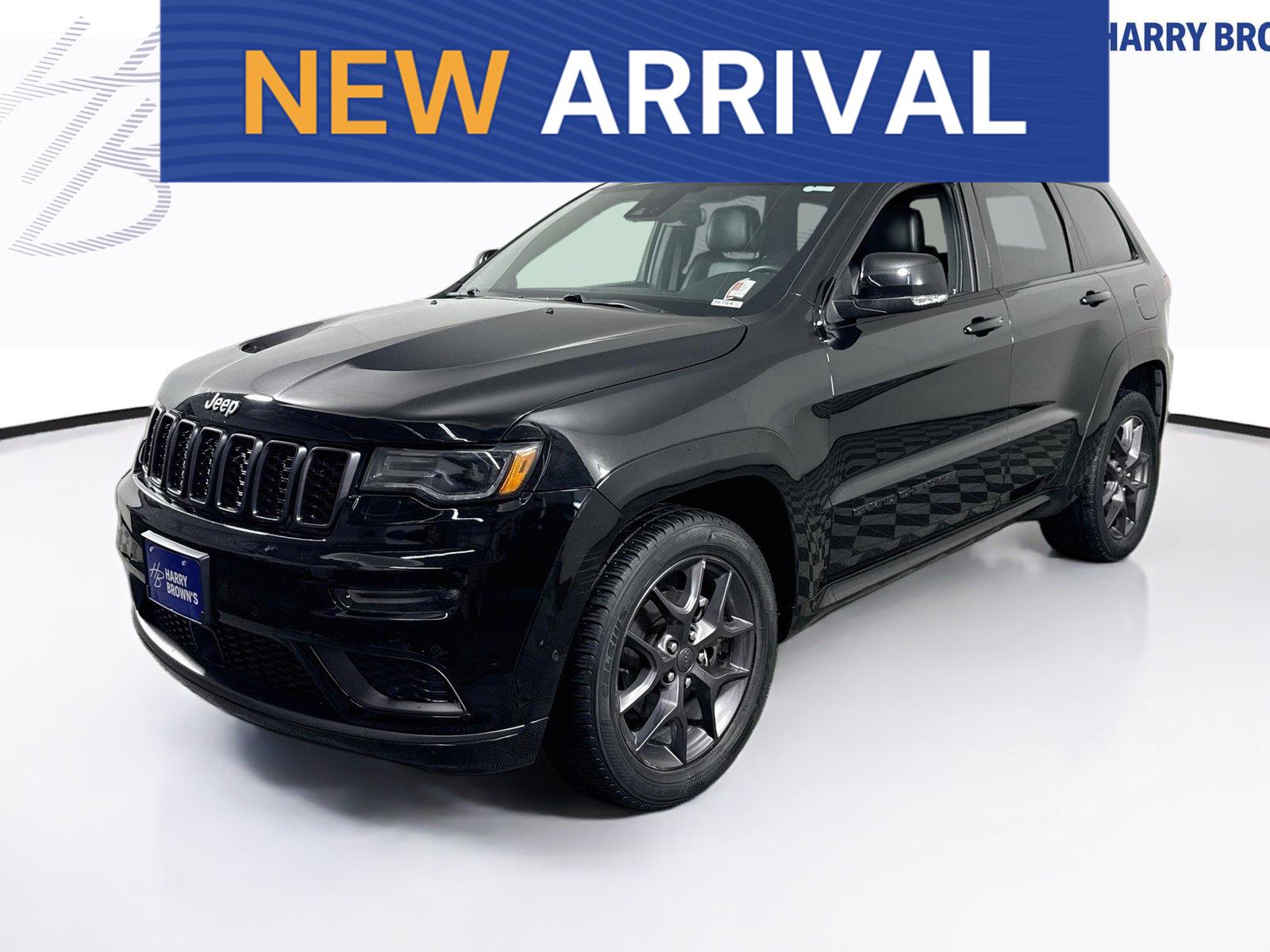 Diamond Black Crystal Pearlcoat 2019 Jeep Grand Cherokee SUV / Crossover Four-Wheel Drive 8-Speed Automatic