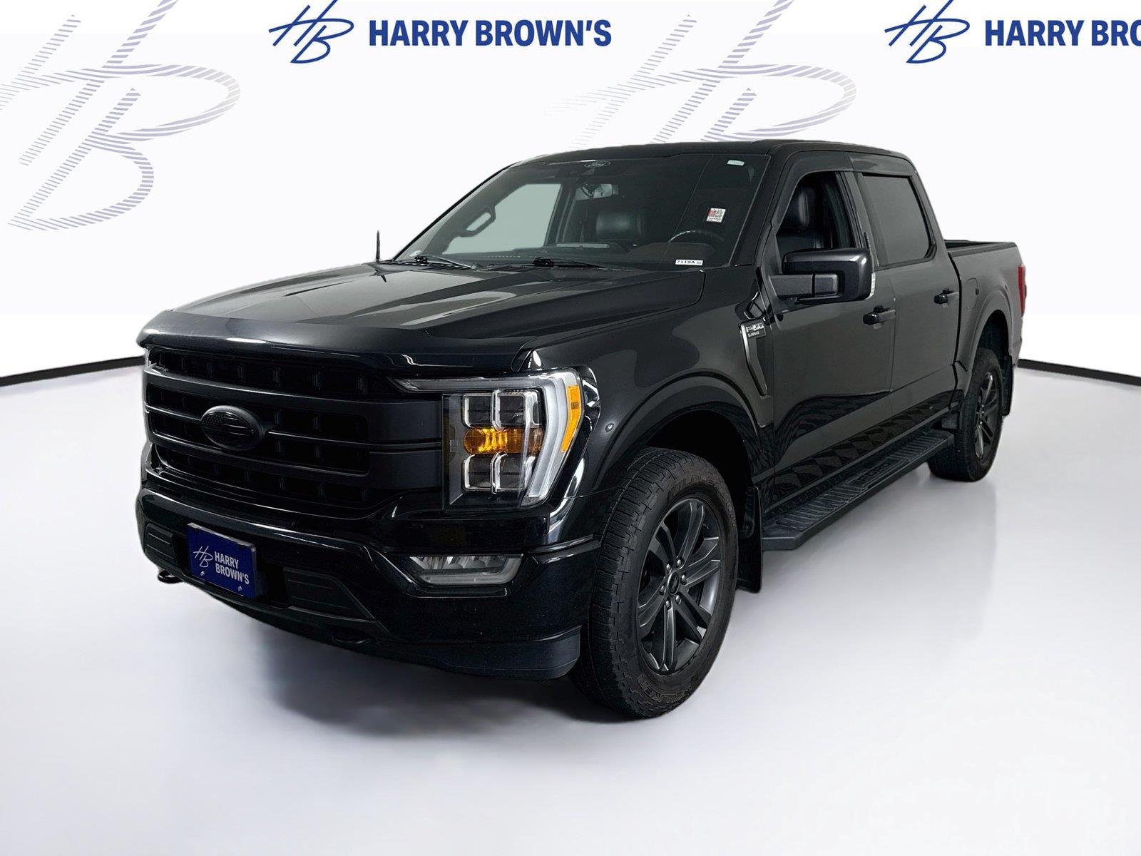 Agate Black 2021 Ford F-150 Pickup Truck Four-Wheel Drive Automatic