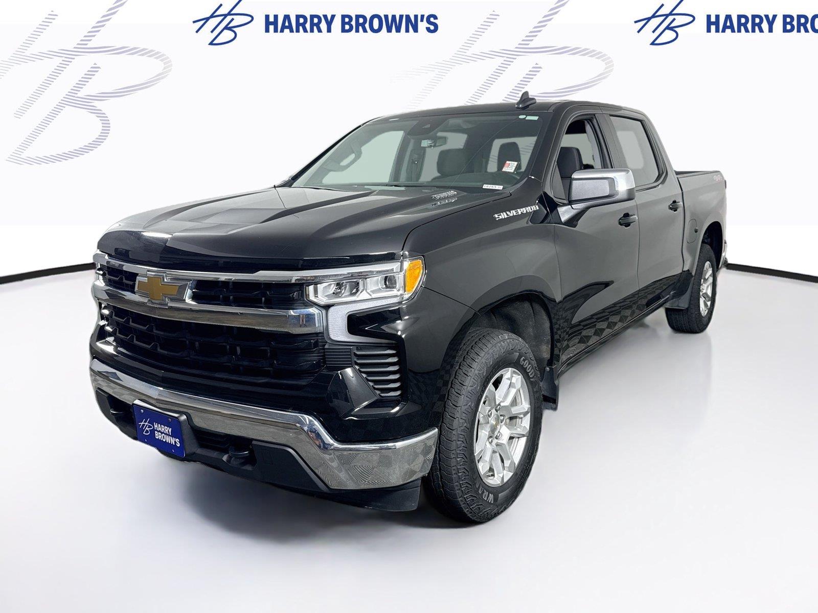 Black 2024 Chevrolet Silverado 1500 Pickup Truck Four-Wheel Drive 8-Speed Automatic