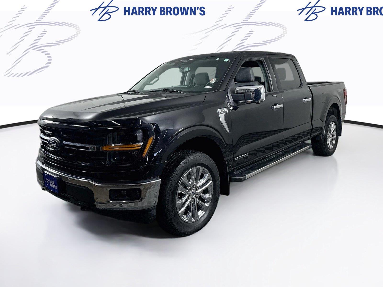 Agate Black 2025 Ford F-150 Pickup Truck Four-Wheel Drive Automatic