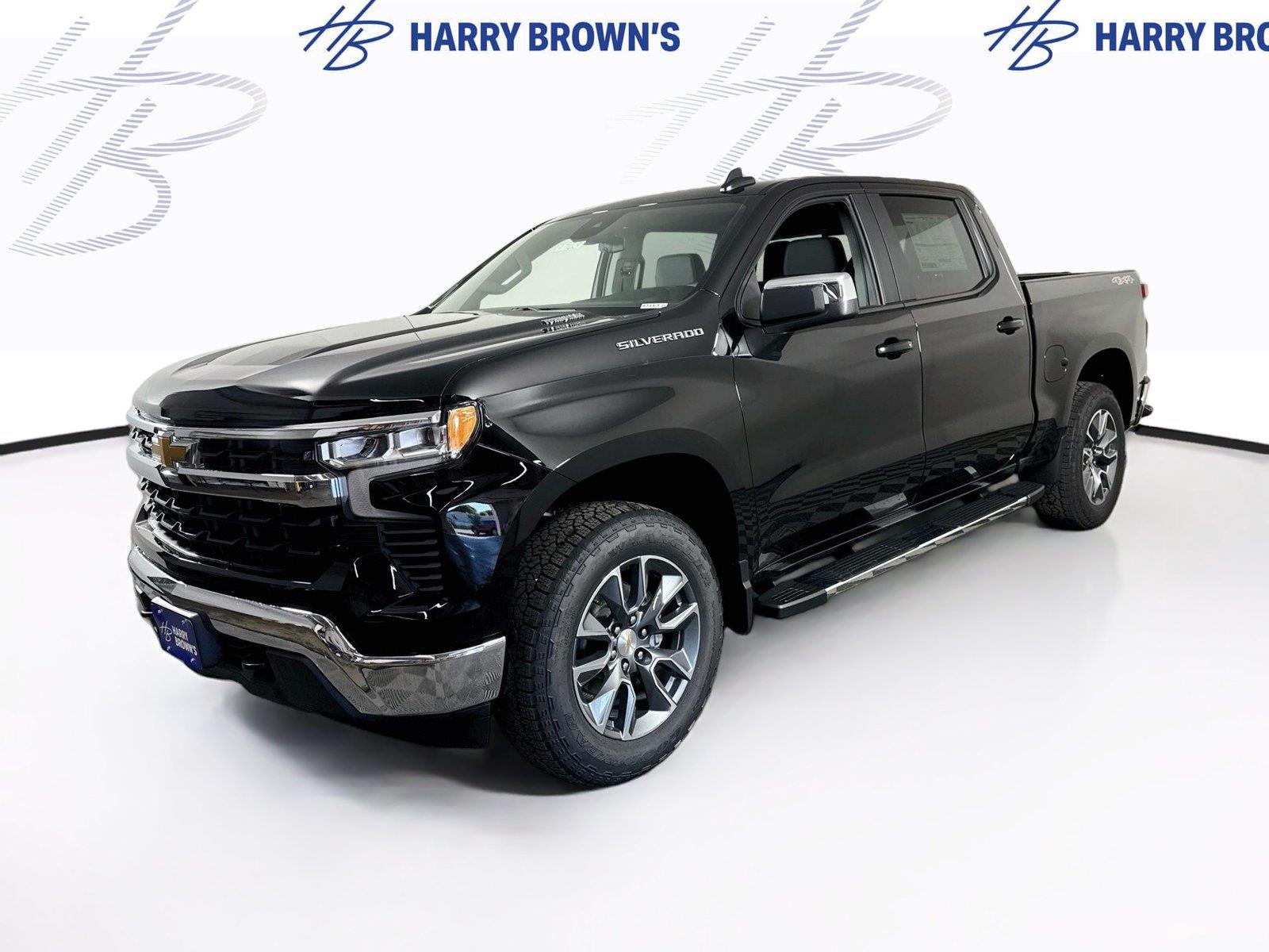 Black 2026 Chevrolet Silverado 1500 Pickup Truck Four-Wheel Drive 8-Speed Automatic